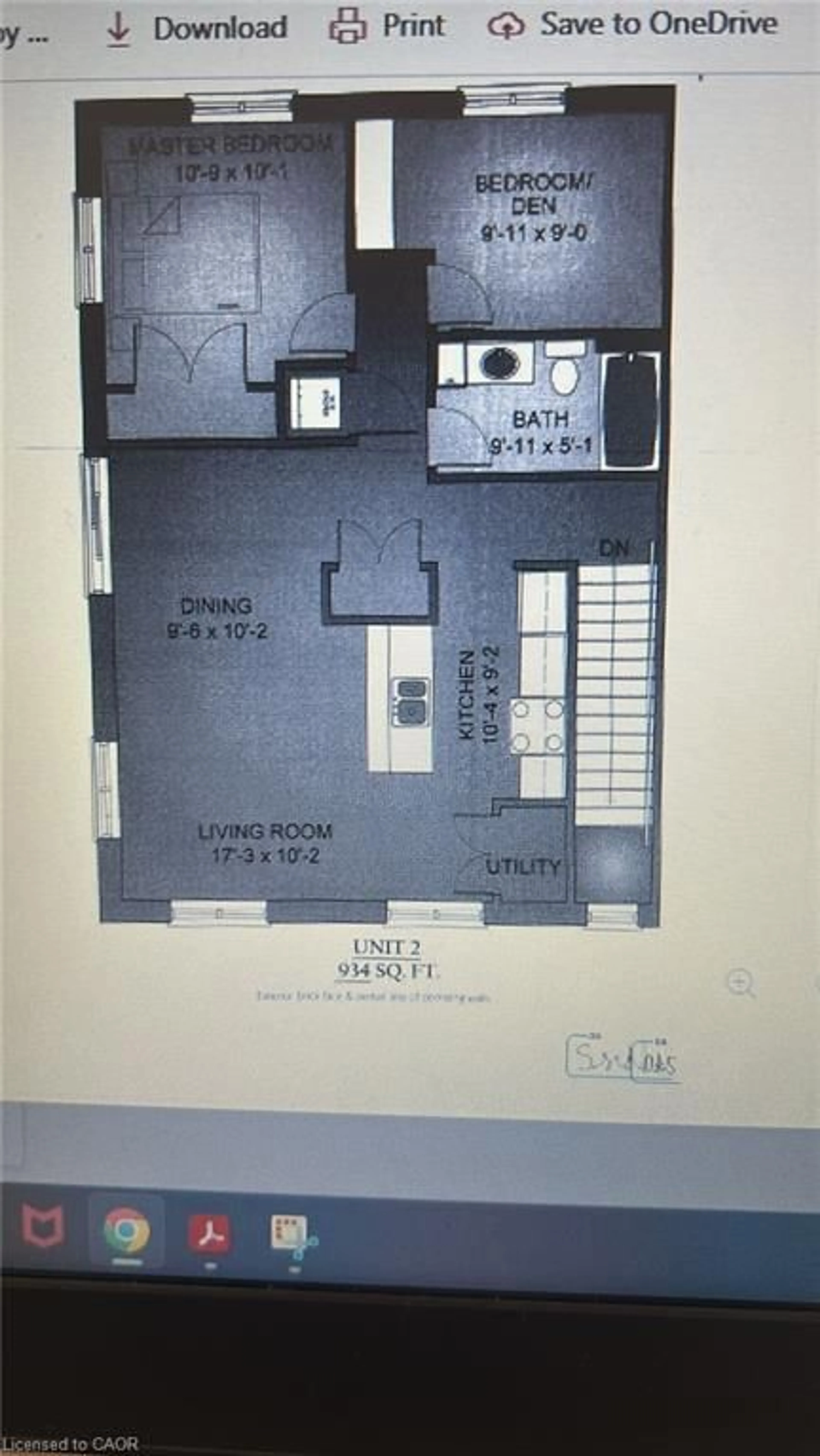 Floor plan for 379 Romeo St #2, Stratford Ontario N5A 0K4