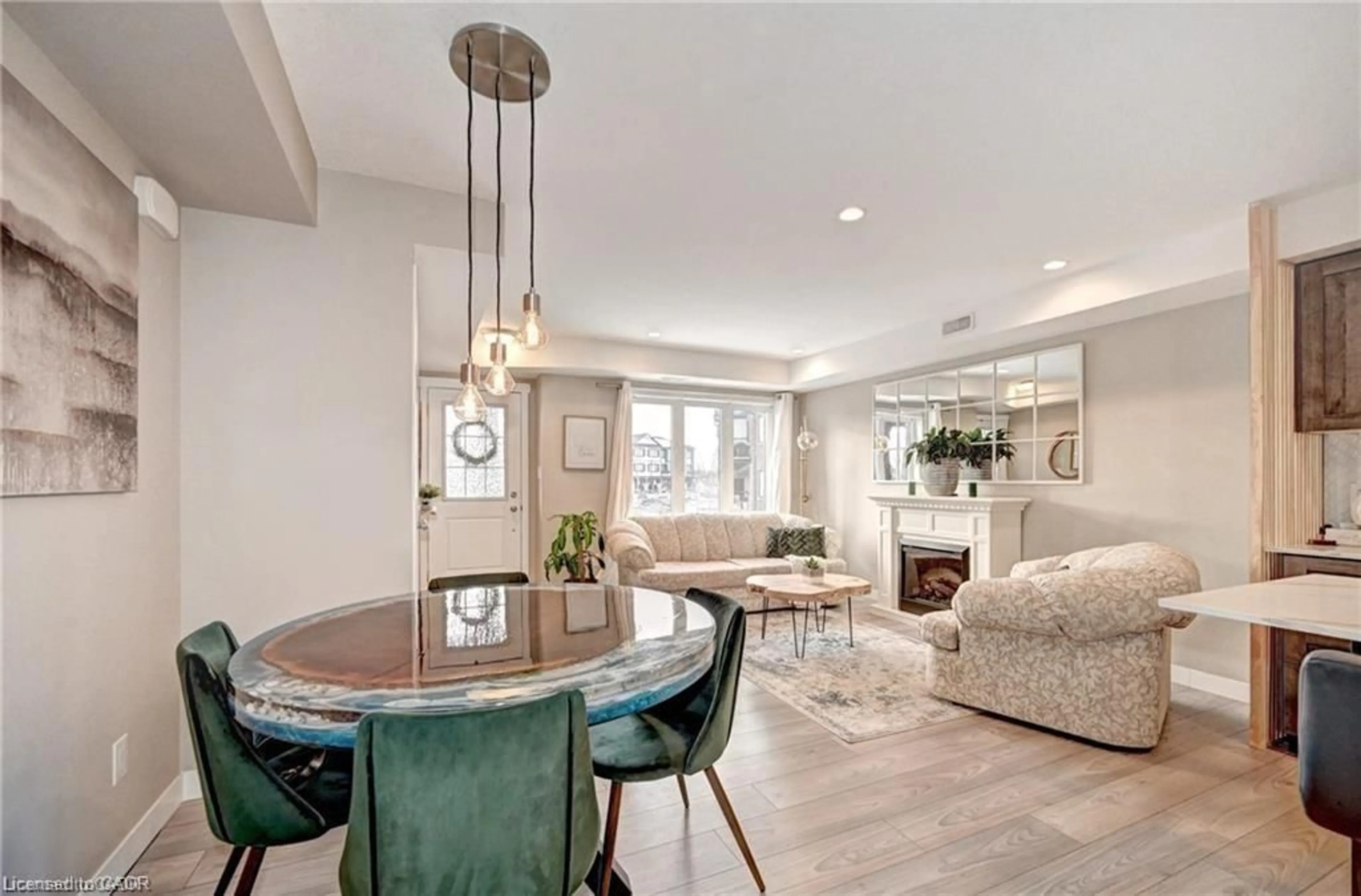 Living room with furniture, unknown for 160 Rochefort St #E5, Kitchener Ontario N2R 1V5