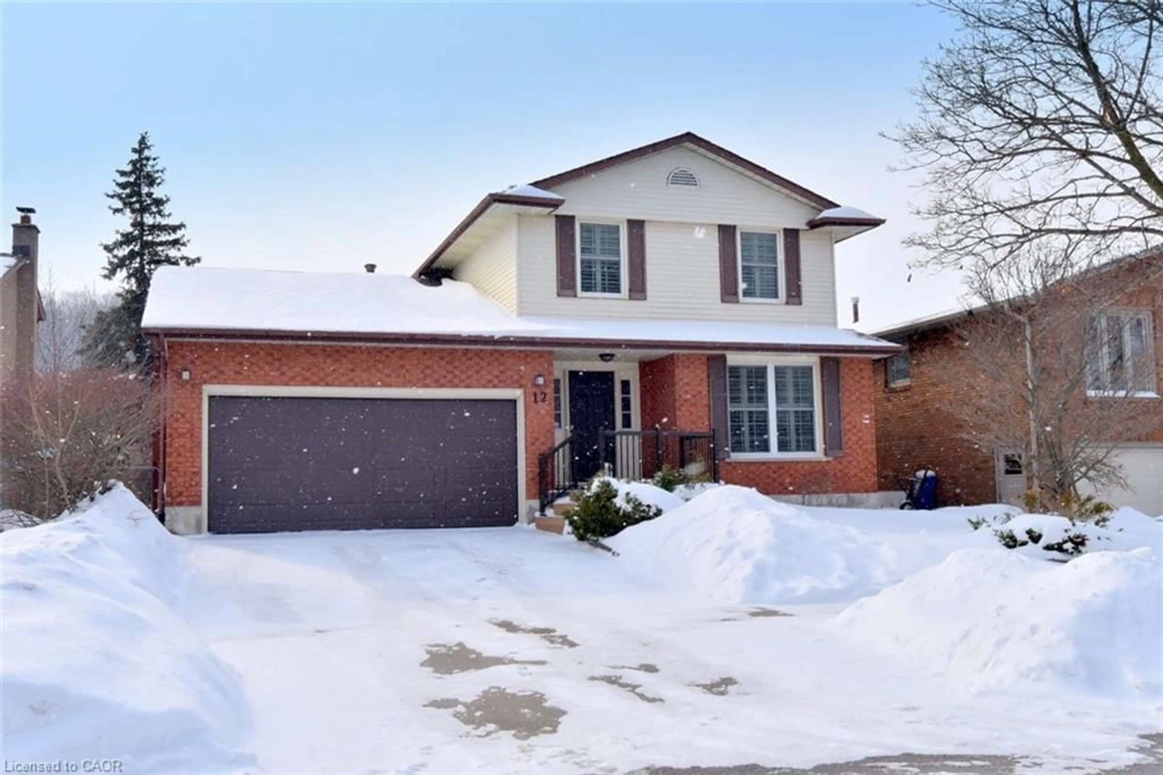 Home with brick exterior material, street for 12 Ben Nevis Dr, Stoney Creek Ontario L8G 4J6