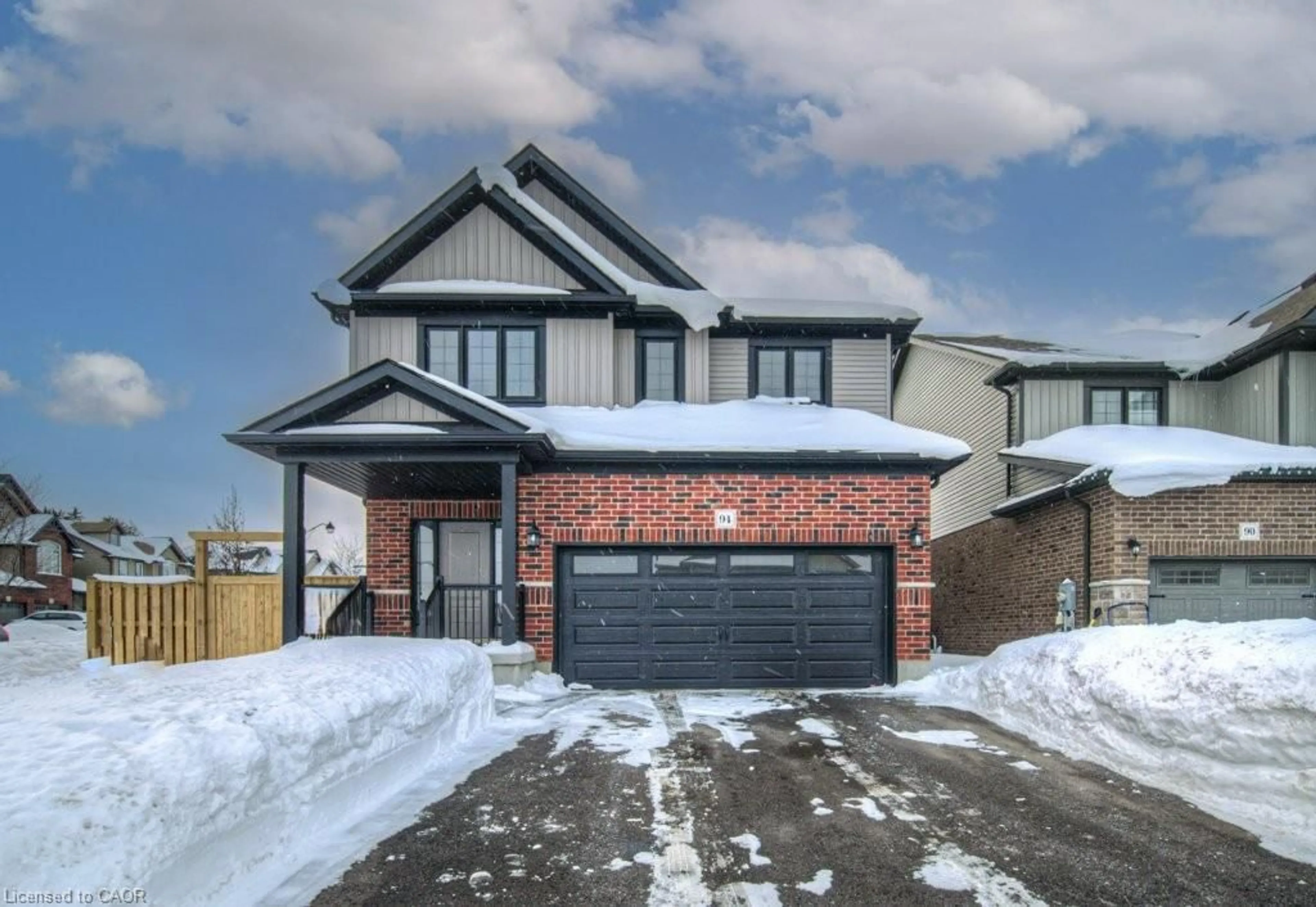 Home with brick exterior material, street for 94 Issac St, Elmira Ontario N3C 2V4