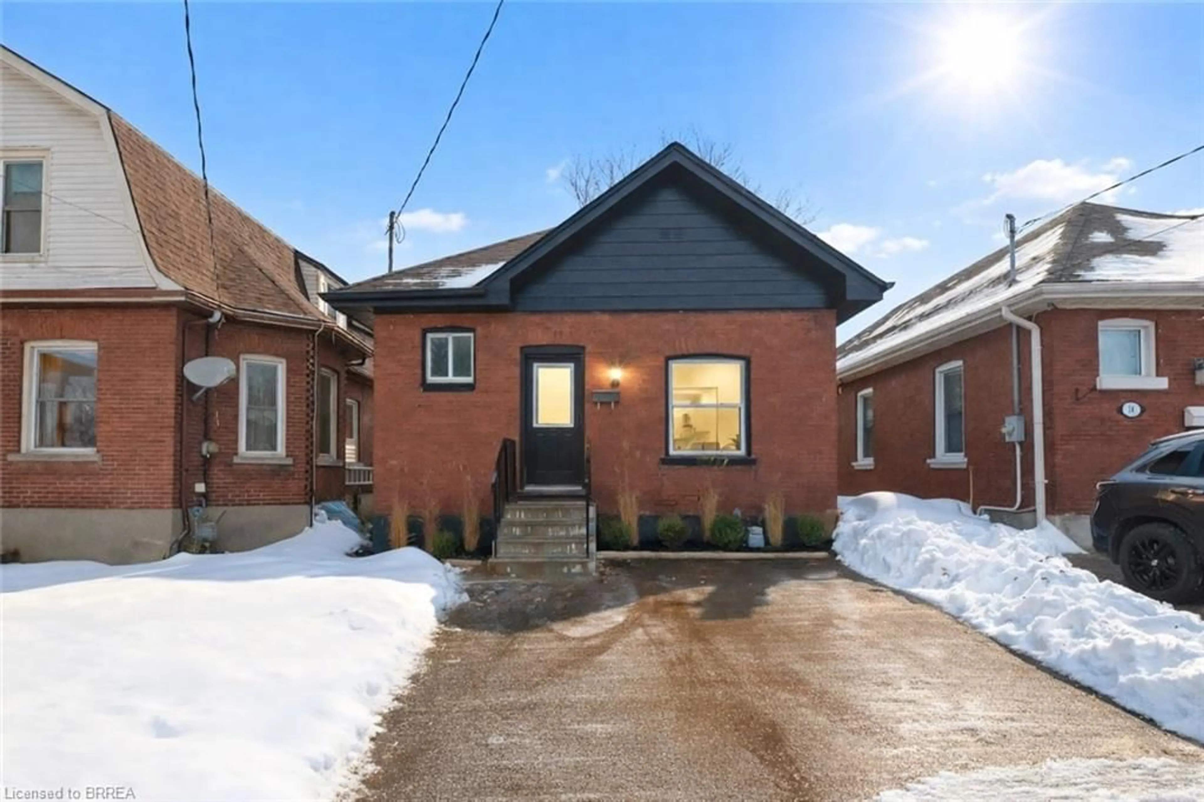 Home with brick exterior material, street for 12 Carlyle St, Brantford Ontario N3T 2C1