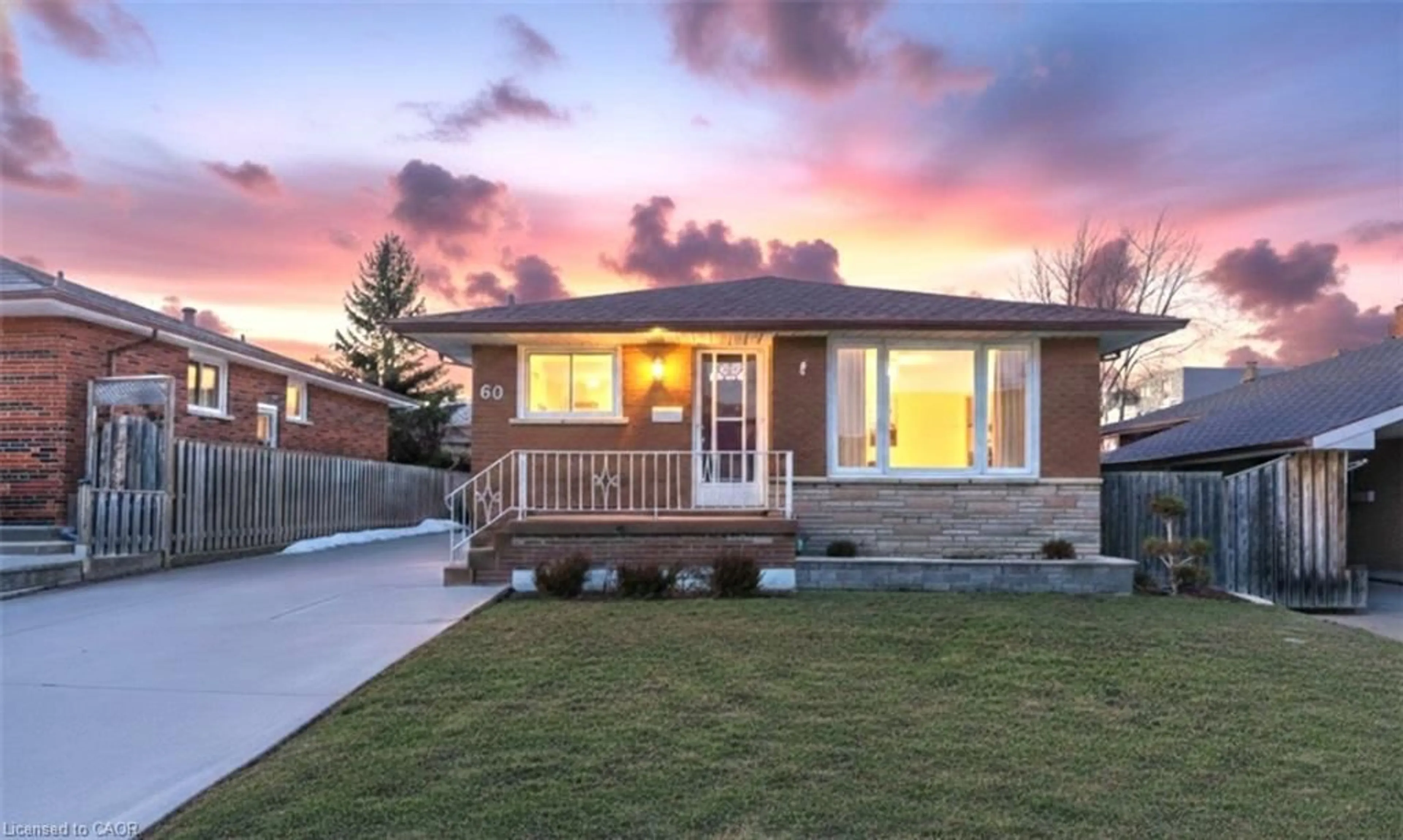Home with brick exterior material, street for 60 Champlain Ave, Hamilton Ontario L8G 2H7