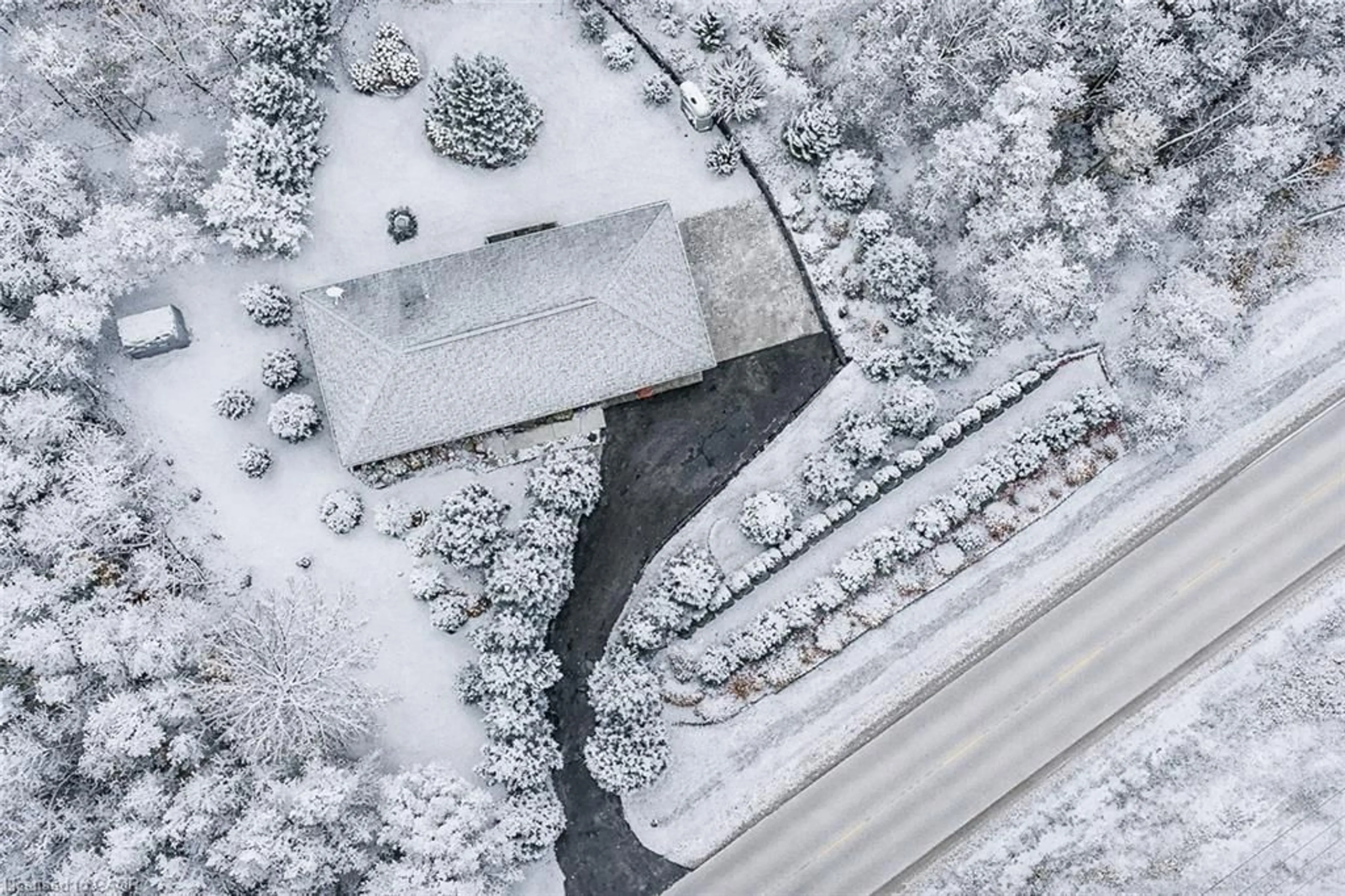 A pic from outside/outdoor area/front of a property/back of a property/a pic from drone, street for 122769 Grey Road 9, West Grey Ontario N0G 1C0