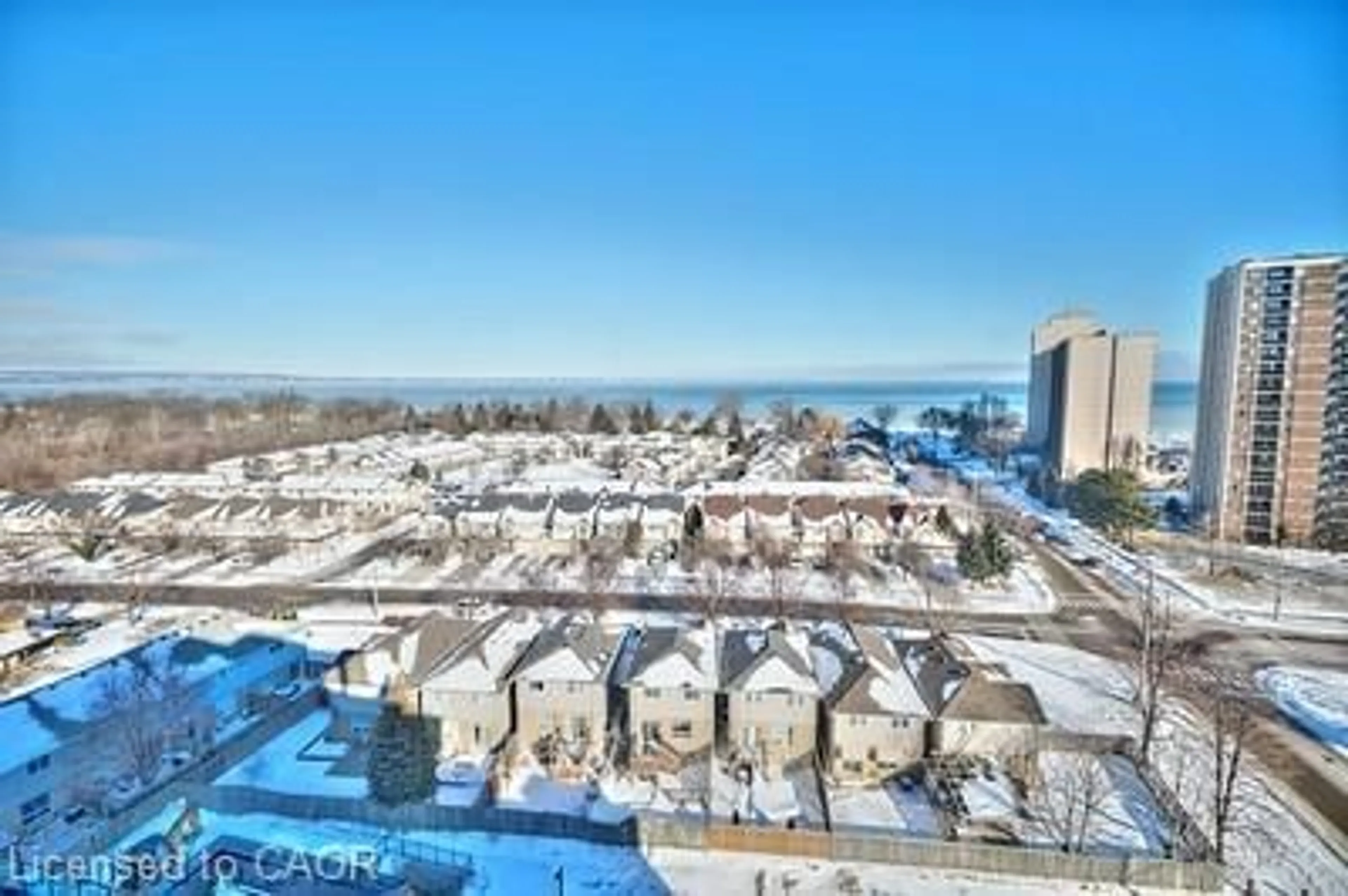 A pic from outside/outdoor area/front of a property/back of a property/a pic from drone, water/lake/river/ocean view for 461 Green Rd #1006, Stoney Creek Ontario L8E 5B4