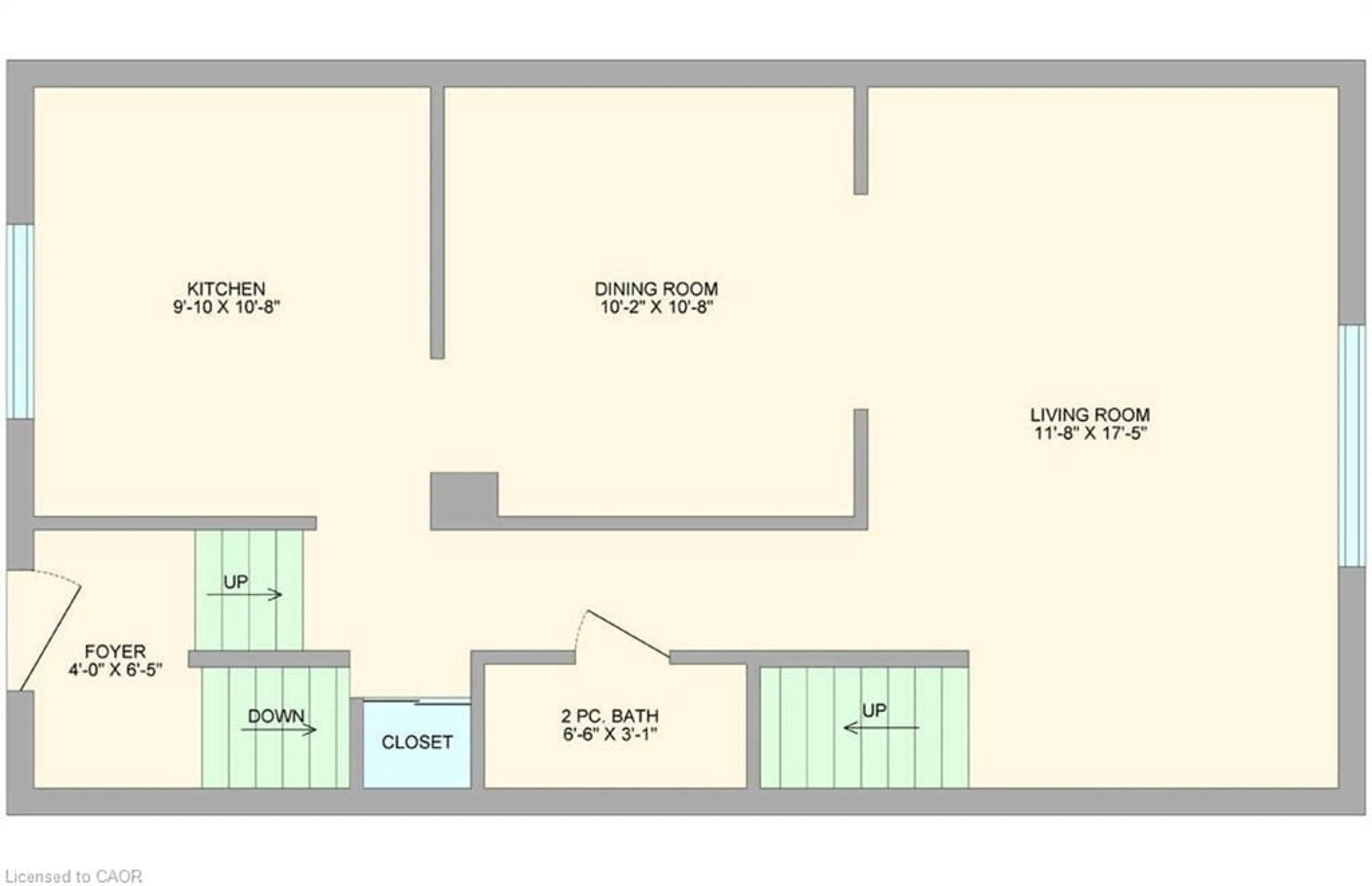 Floor plan for 1115 Paramount Dr #58, Stoney Creek Ontario L8J 1P6