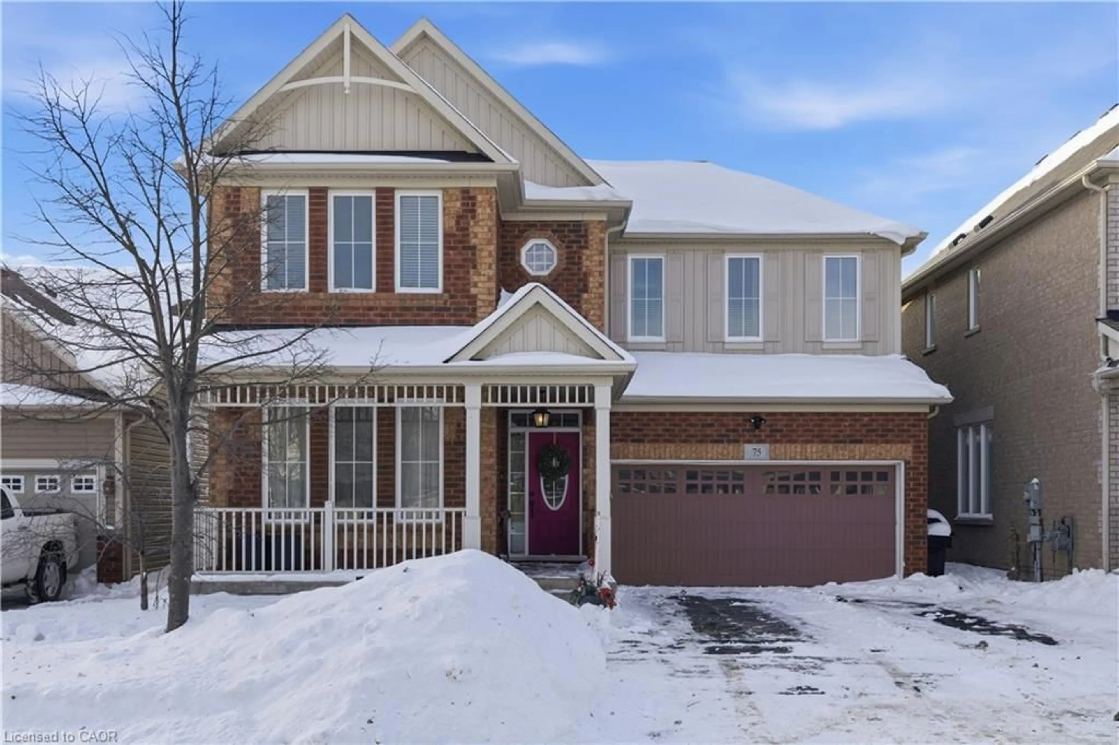 Home with brick exterior material, street for 75 Chase Cres, Cambridge Ontario N3C 0C5