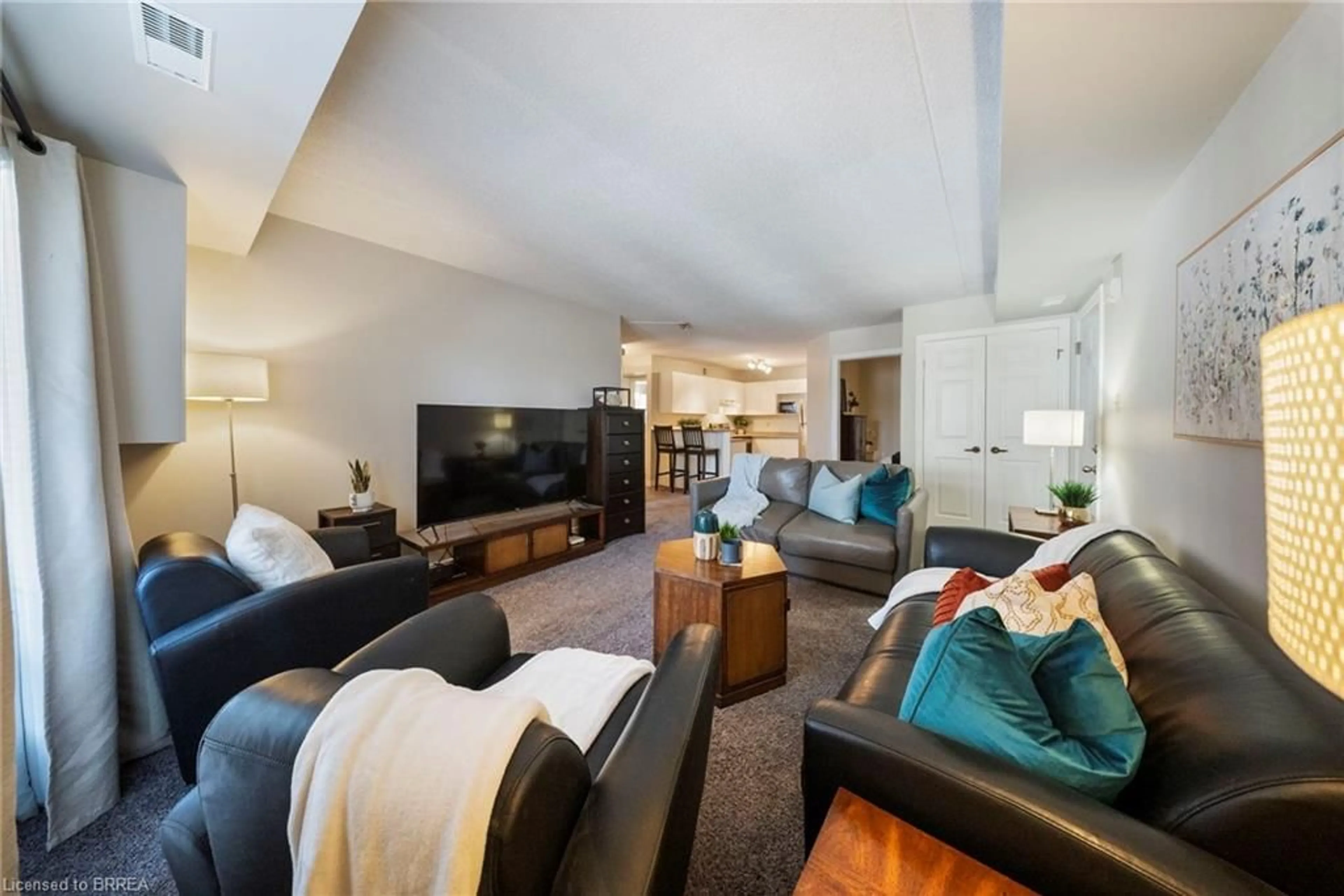 Living room with furniture, unknown for 2010 Cleaver Ave #207, Burlington Ontario L7M 4C1