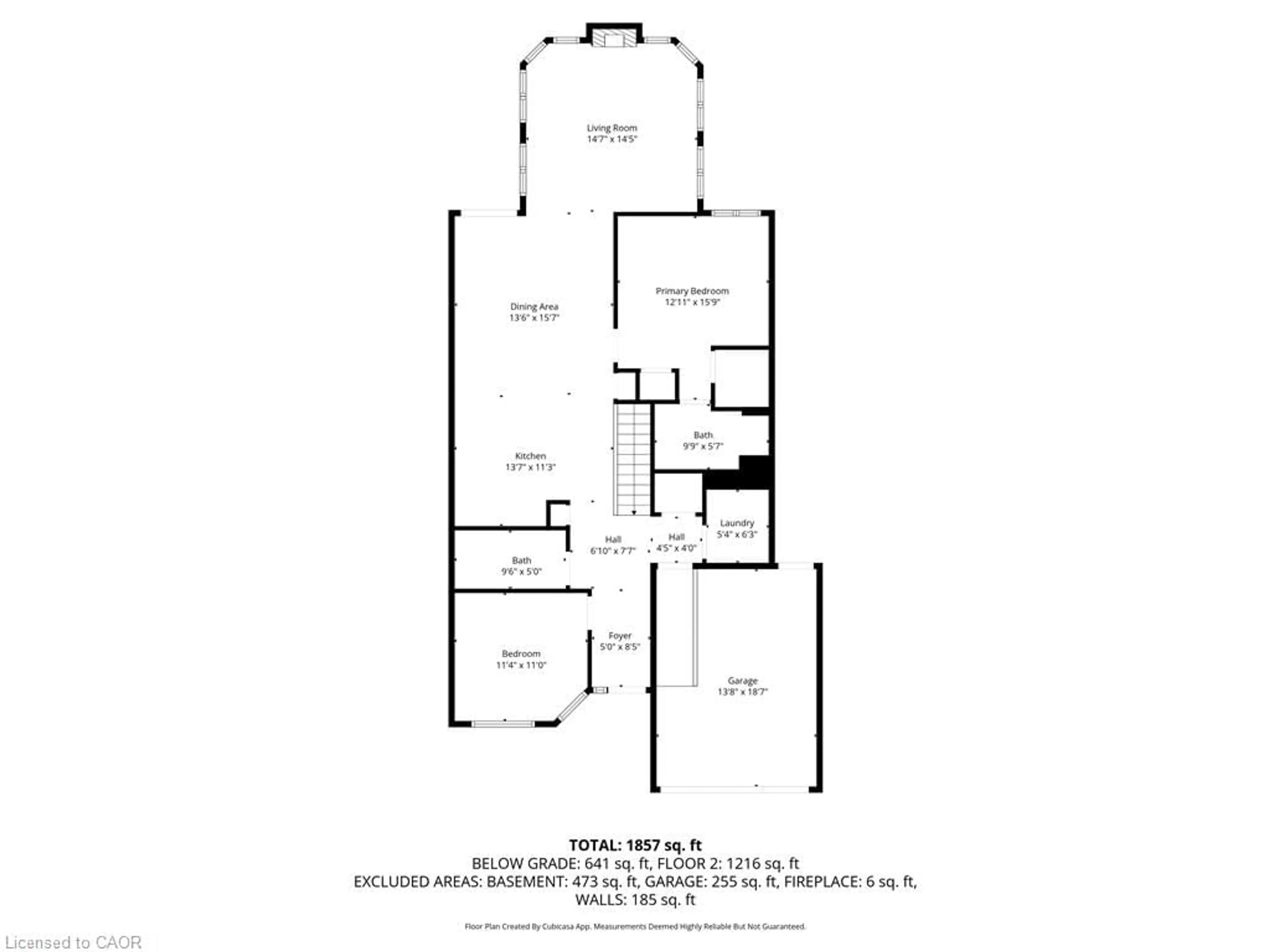 Floor plan for 105 Balsam Trail, Port Rowan Ontario N0E 1M0