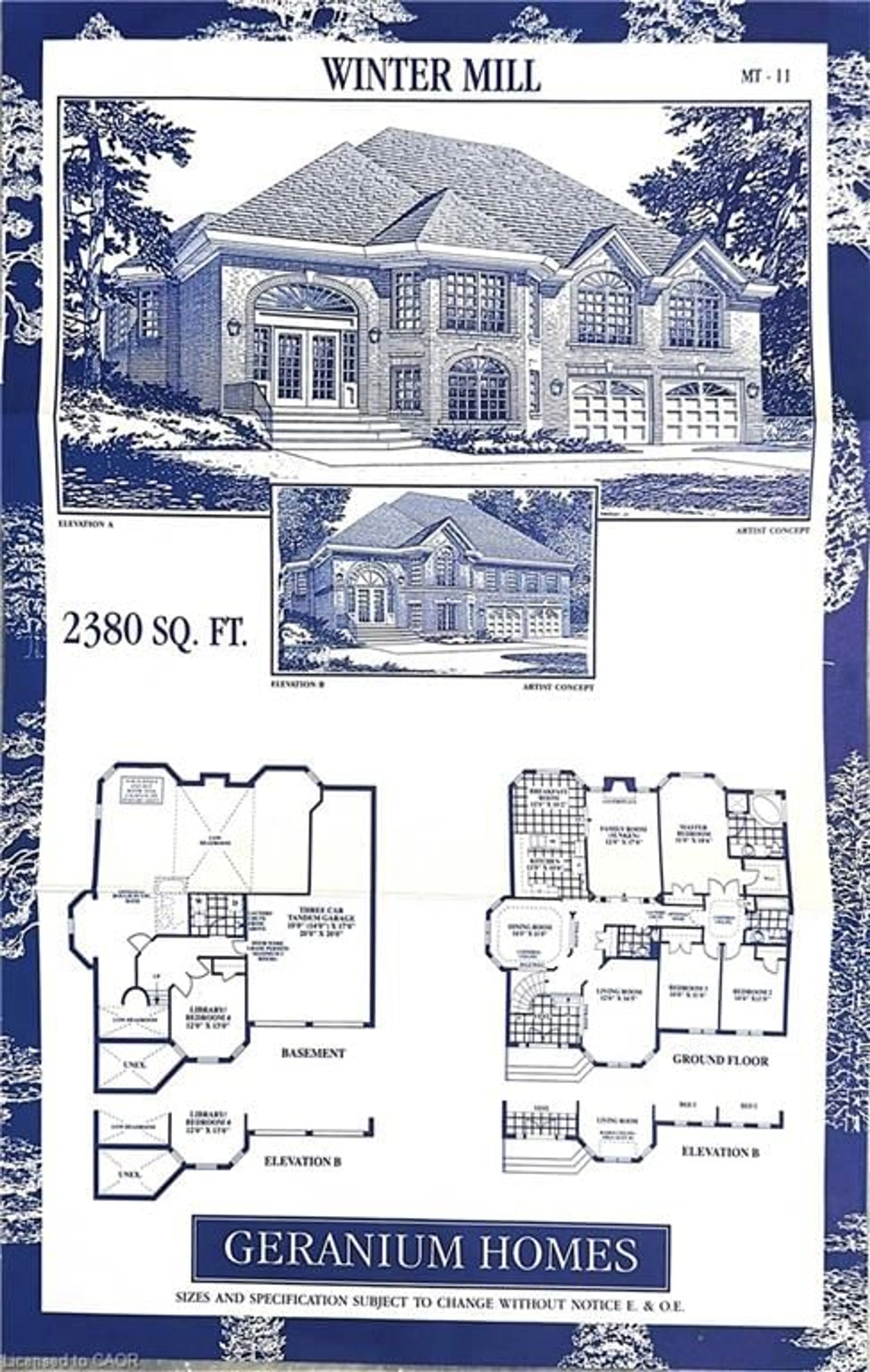 Floor plan for 3395 Trelawny Cir, Mississauga Ontario L5N 6N6