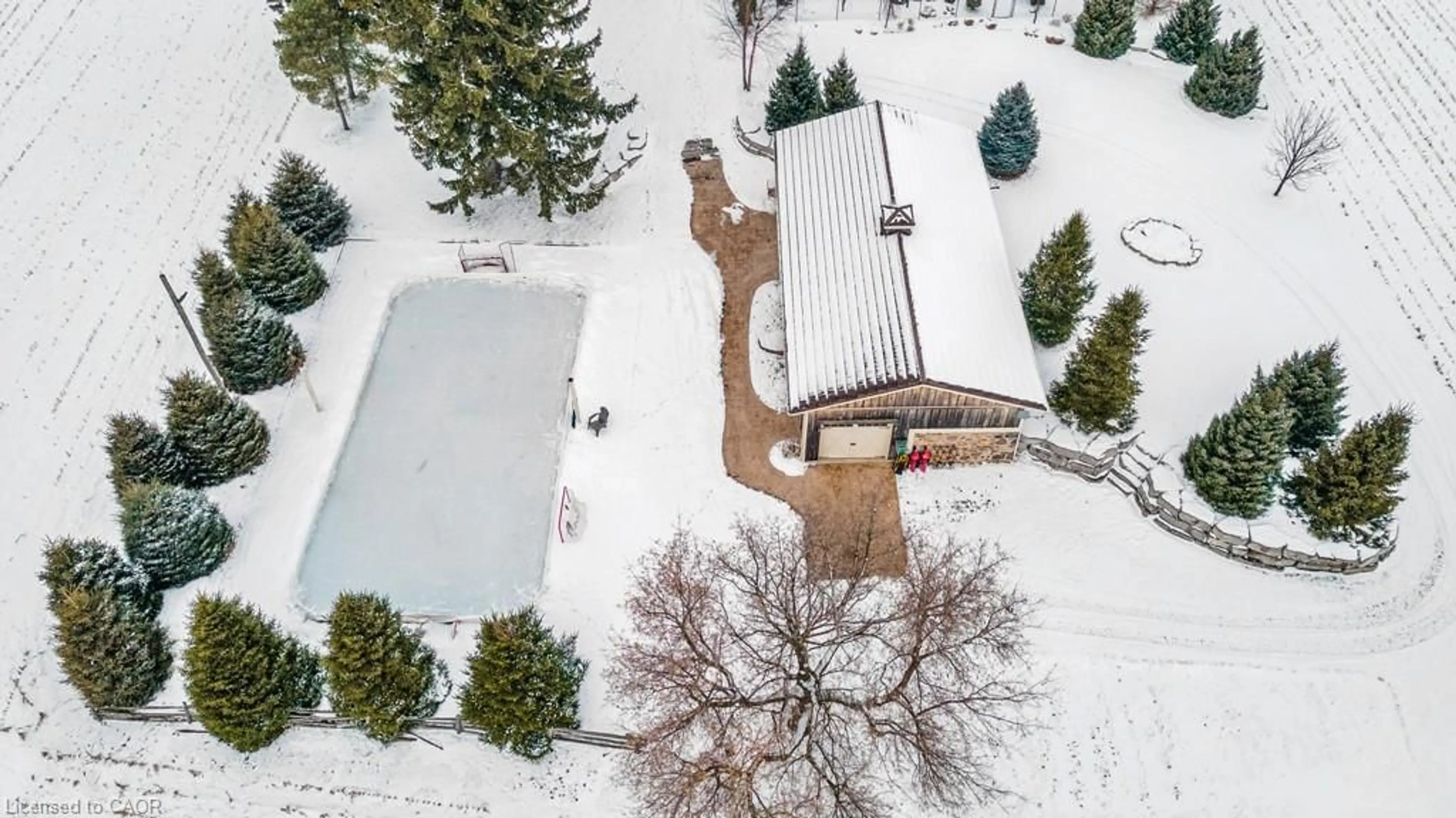 A pic from outside/outdoor area/front of a property/back of a property/a pic from drone, unknown for 825946 Township Road 8, Innerkip Ontario N0J 1M0