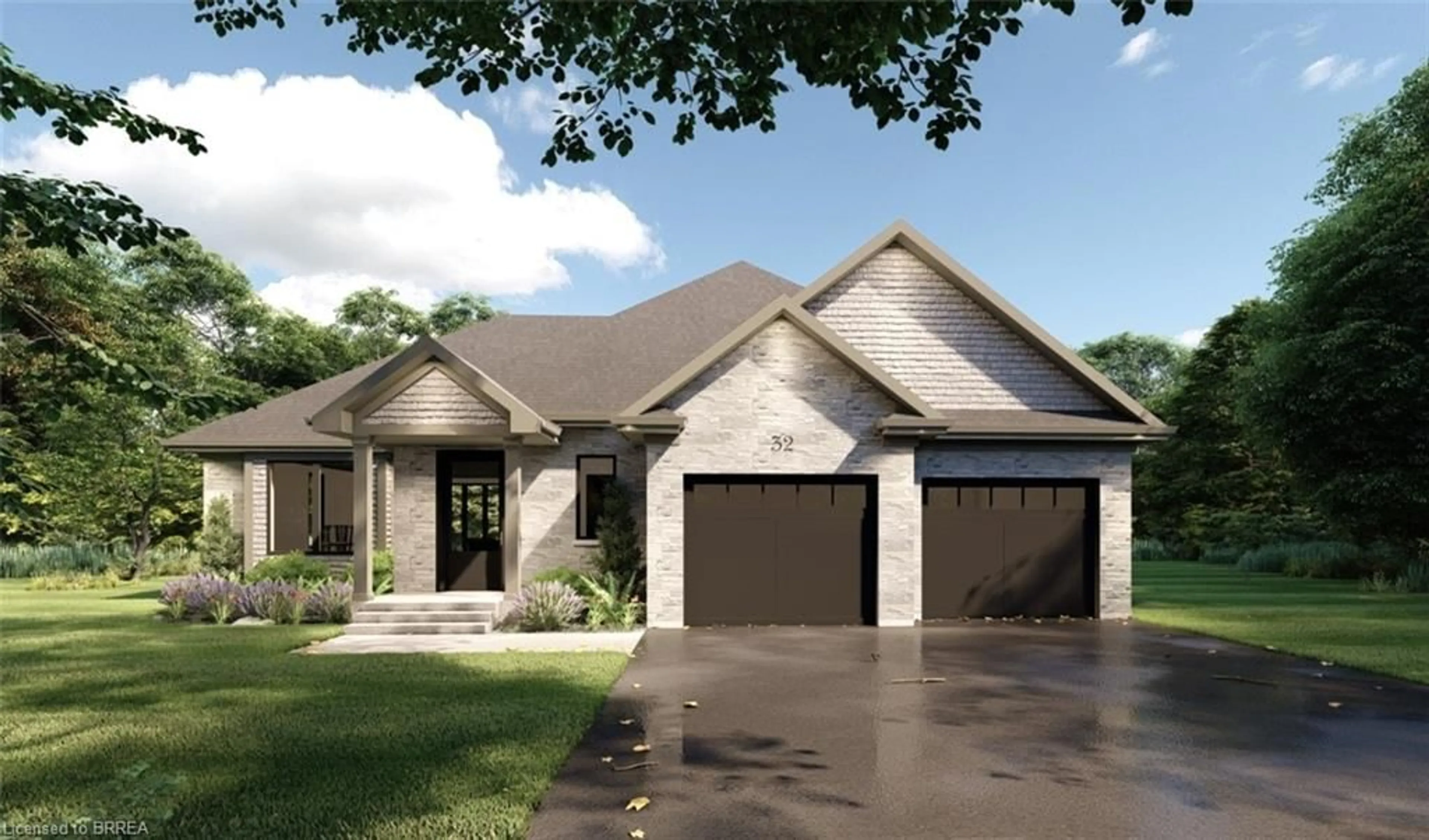 Home with brick exterior material, street for 20 LOT 2 Connolly Crt, Brantford Ontario N3T 0L3