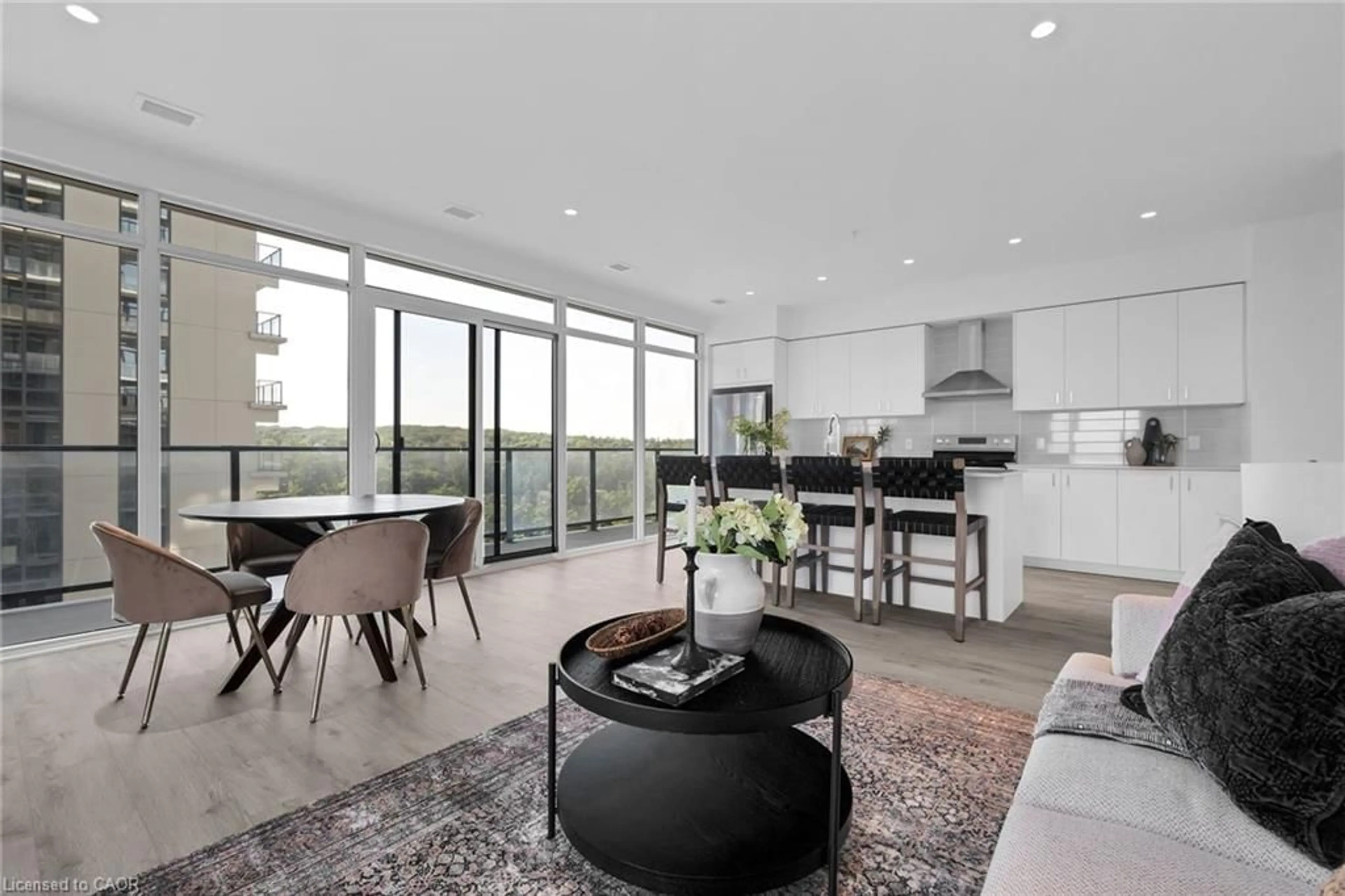 Living room with furniture, unknown for 50 Grand Ave #1702, Cambridge Ontario N1S 0C2