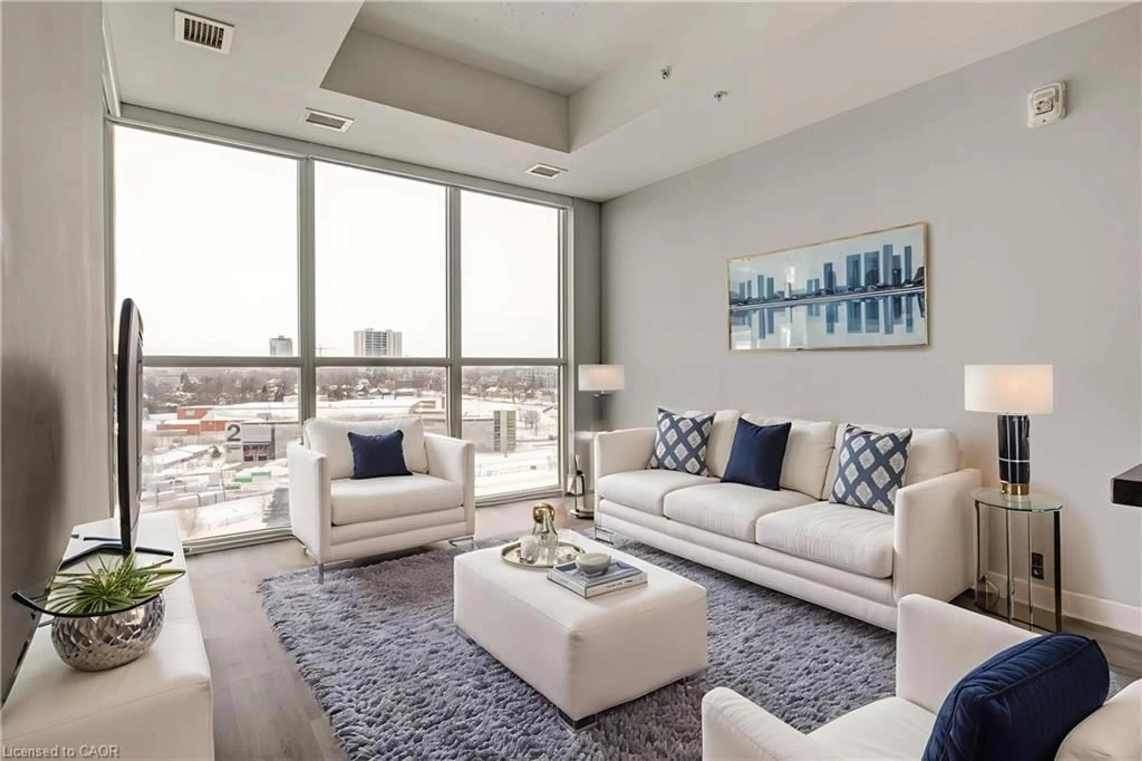 Living room with furniture, unknown for 108 Garment St #1309, Kitchener Ontario N2G 0E2