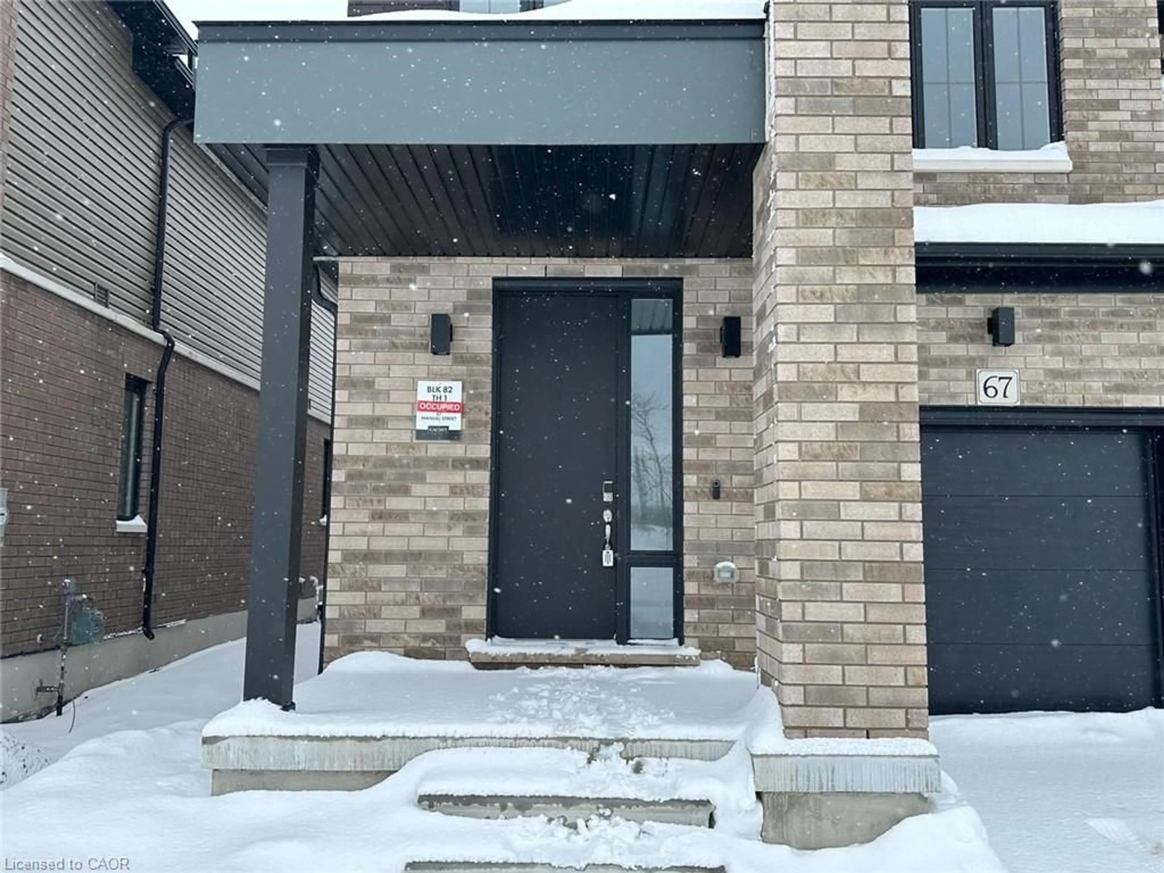 Home with brick exterior material, street for 67 MANUEL Manuel St, Stratford Ontario N5A 0M1