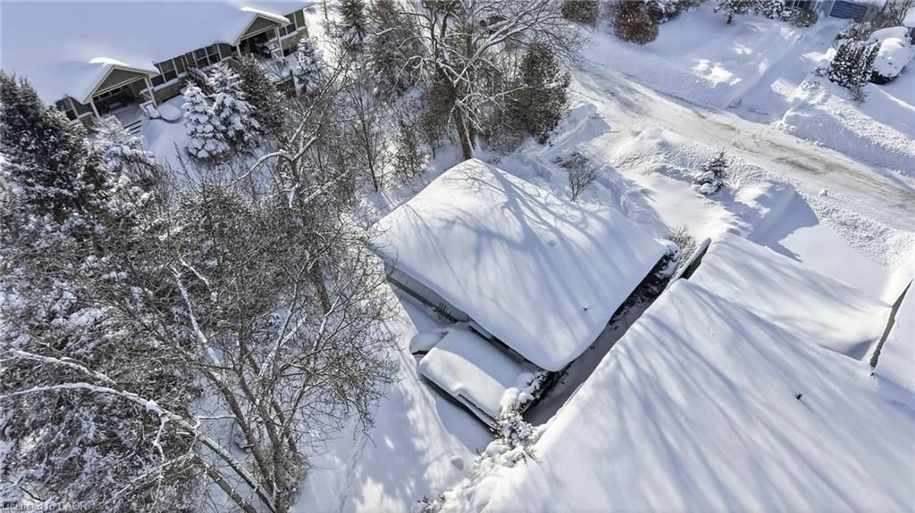 A pic from outside/outdoor area/front of a property/back of a property/a pic from drone, street for 56 Cedar Bush Dr, Southampton Ontario N0H 2L0