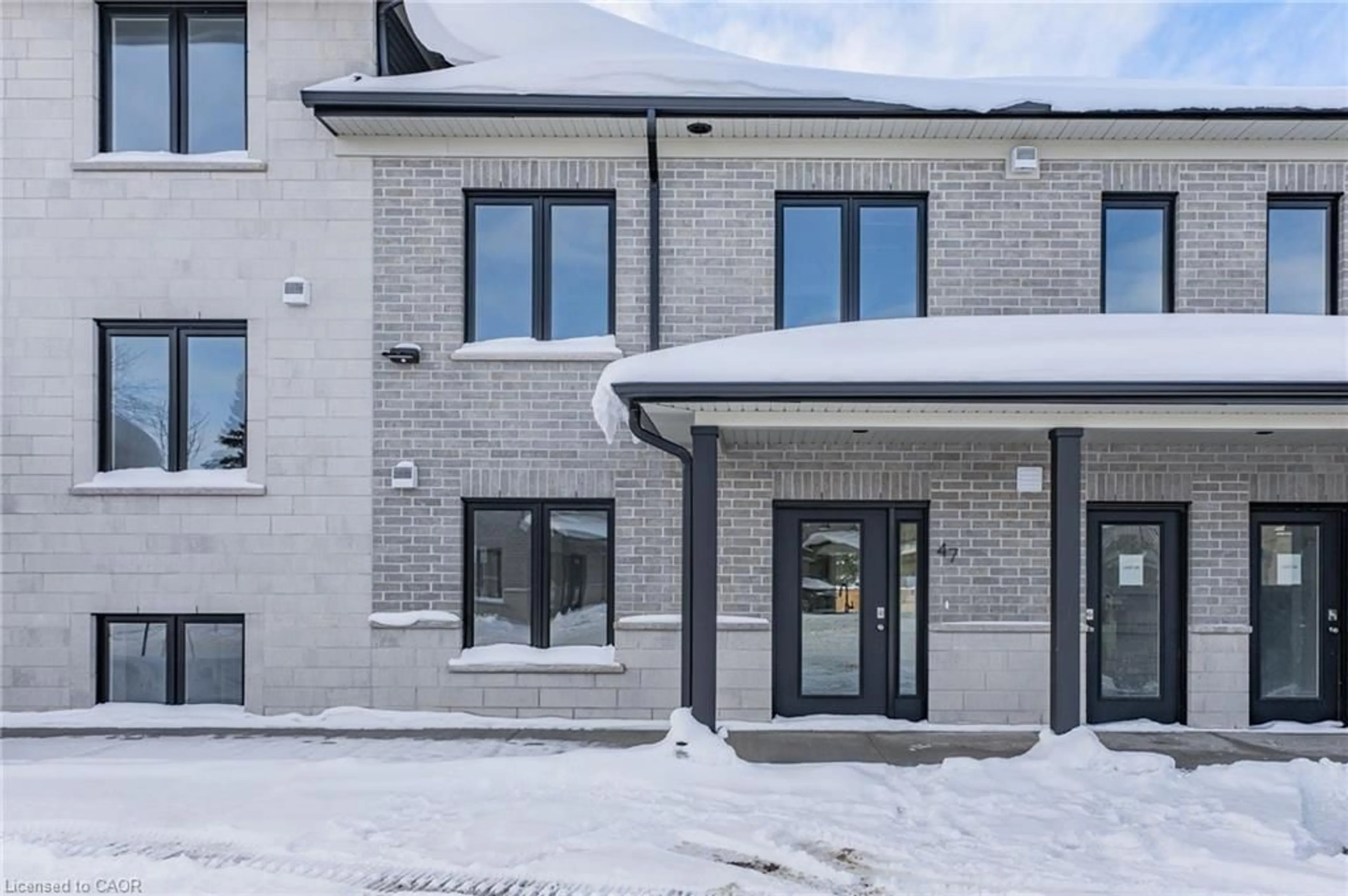 Home with brick exterior material, street for 3202 Vivian Line #47, Stratford Ontario N5A 0K6