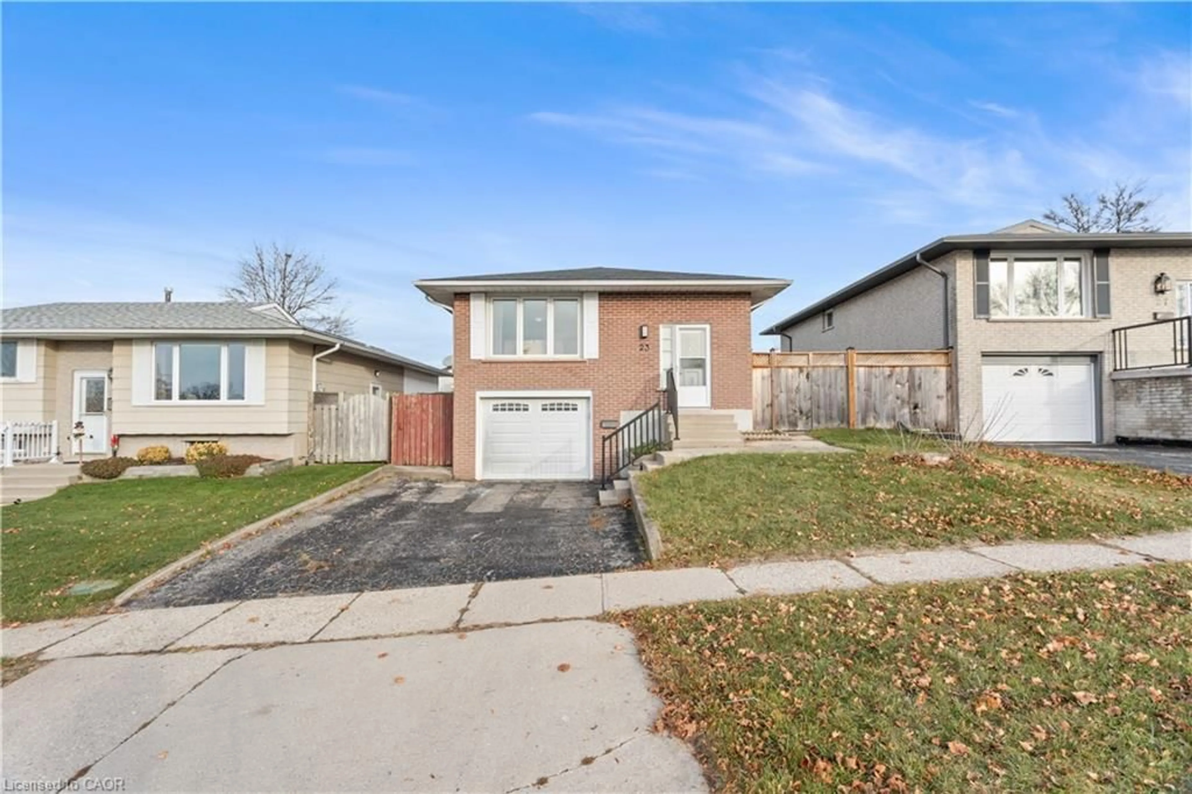 Home with brick exterior material, street for 23 Greenbrier Rd, Cambridge Ontario N1R 6M5