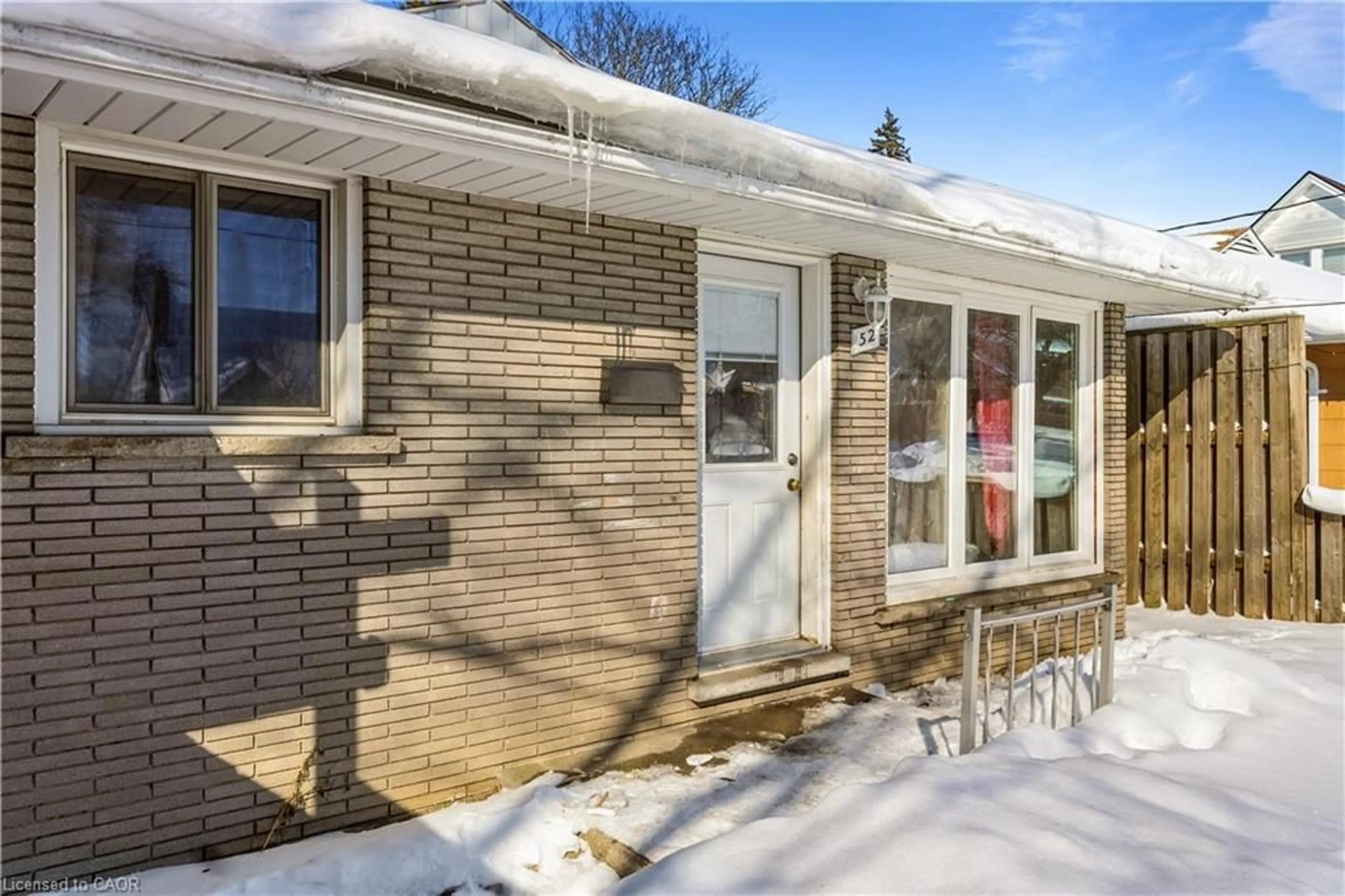 Home with vinyl exterior material, street for 52 Ruby St, Kitchener Ontario N2M 3E3