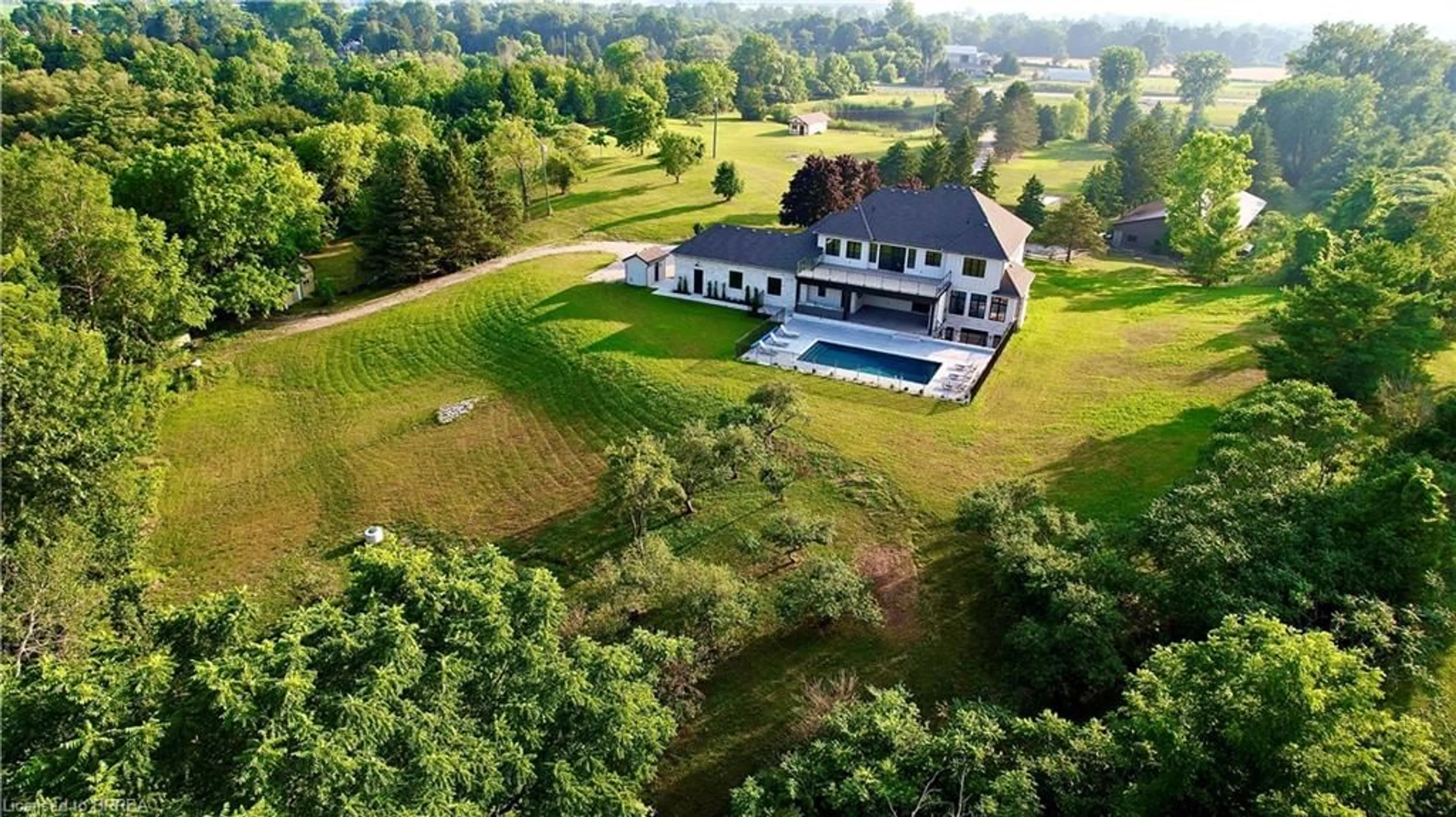 A pic from outside/outdoor area/front of a property/back of a property/a pic from drone, unknown for 30 Highway 2, Princeton Ontario N0J 1V0