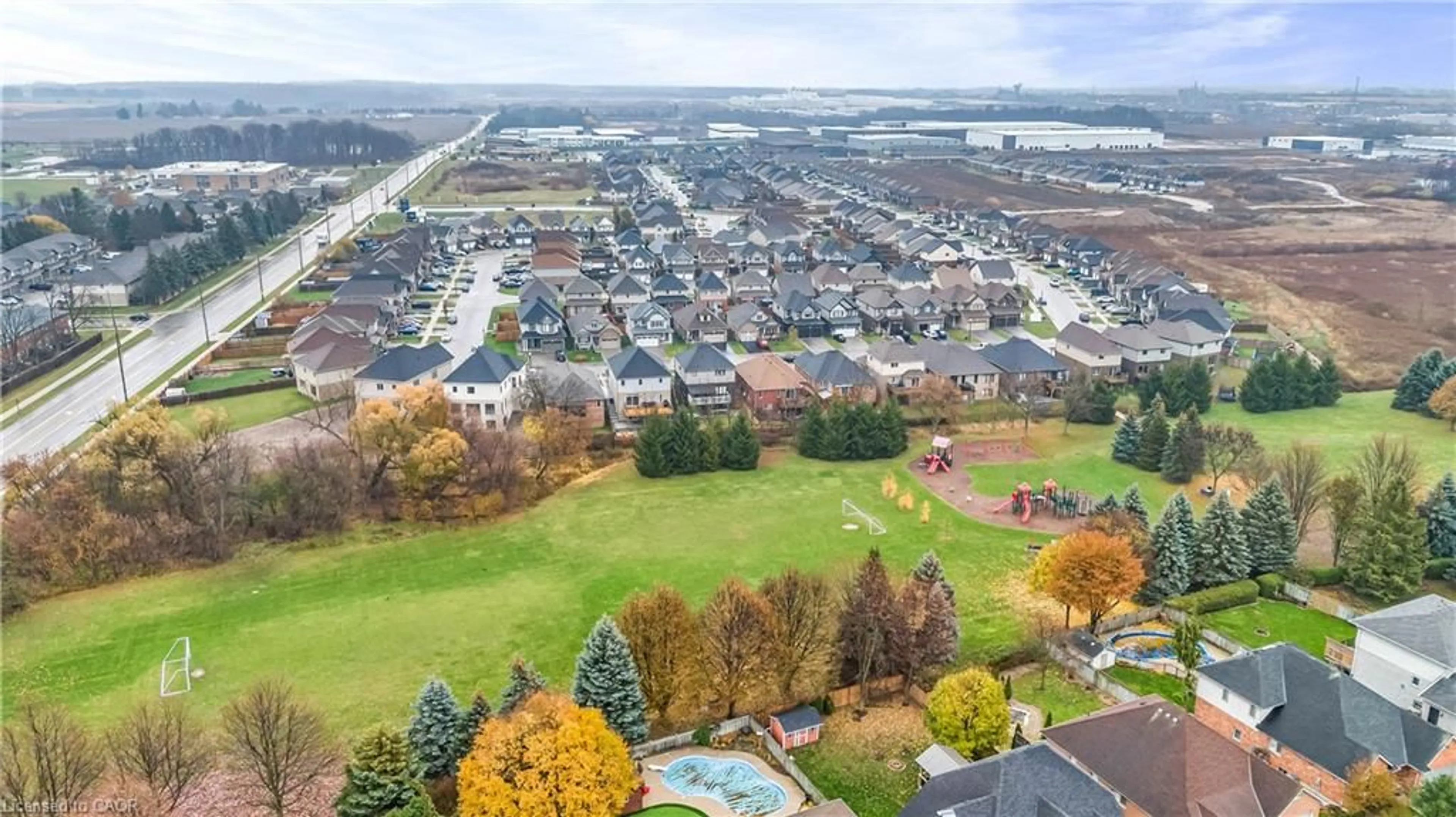 A pic from outside/outdoor area/front of a property/back of a property/a pic from drone, unknown for 1242 Caen Ave, Woodstock Ontario N4T 0G3