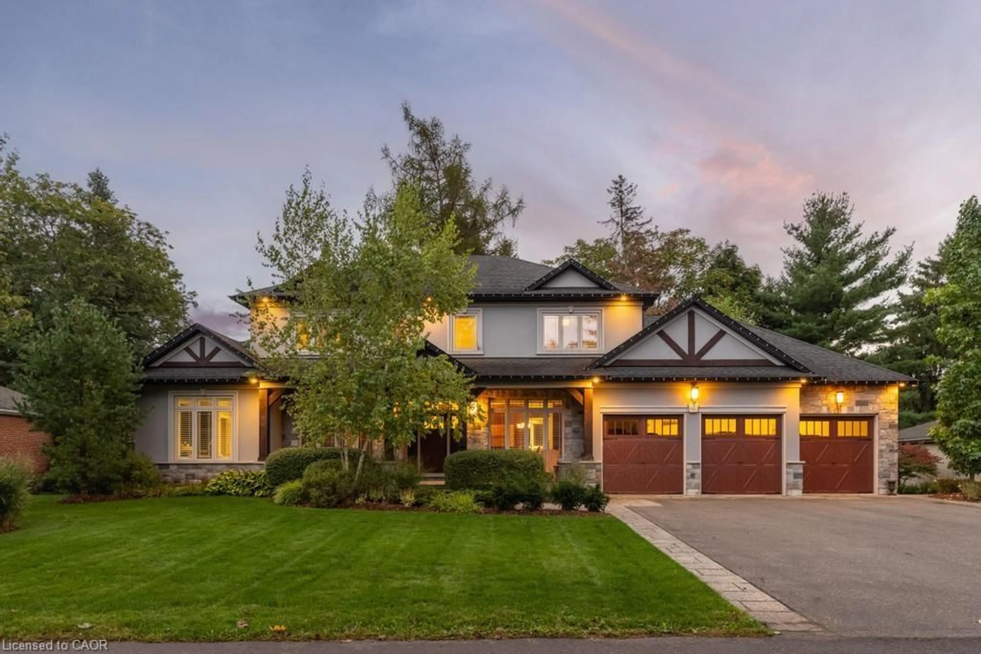 Home with brick exterior material, street for 60 Parker Ave, Ancaster Ontario L9G 1A7