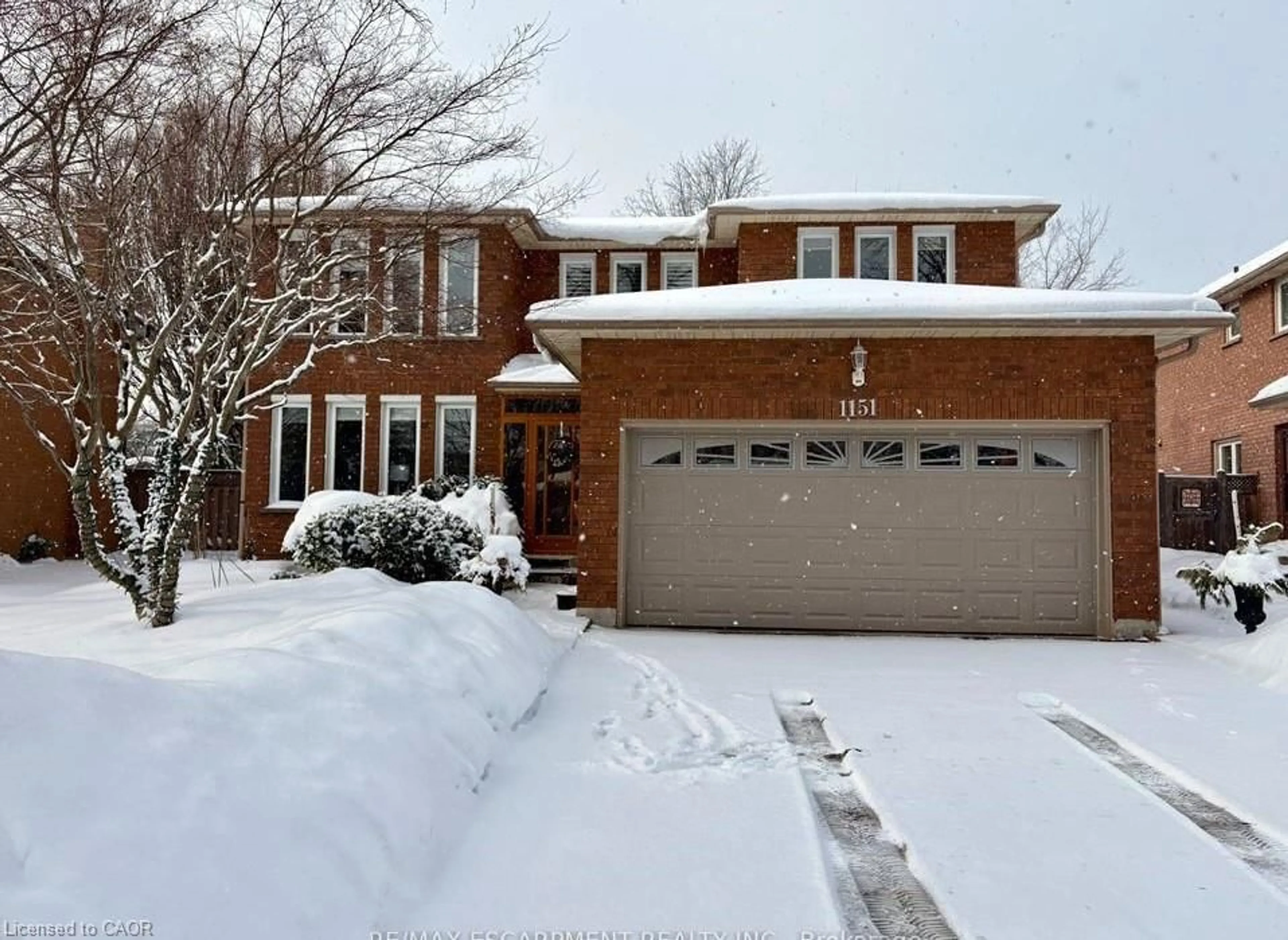 Home with brick exterior material, street for 1151 Manor Rd, Oakville Ontario L6M 1G3