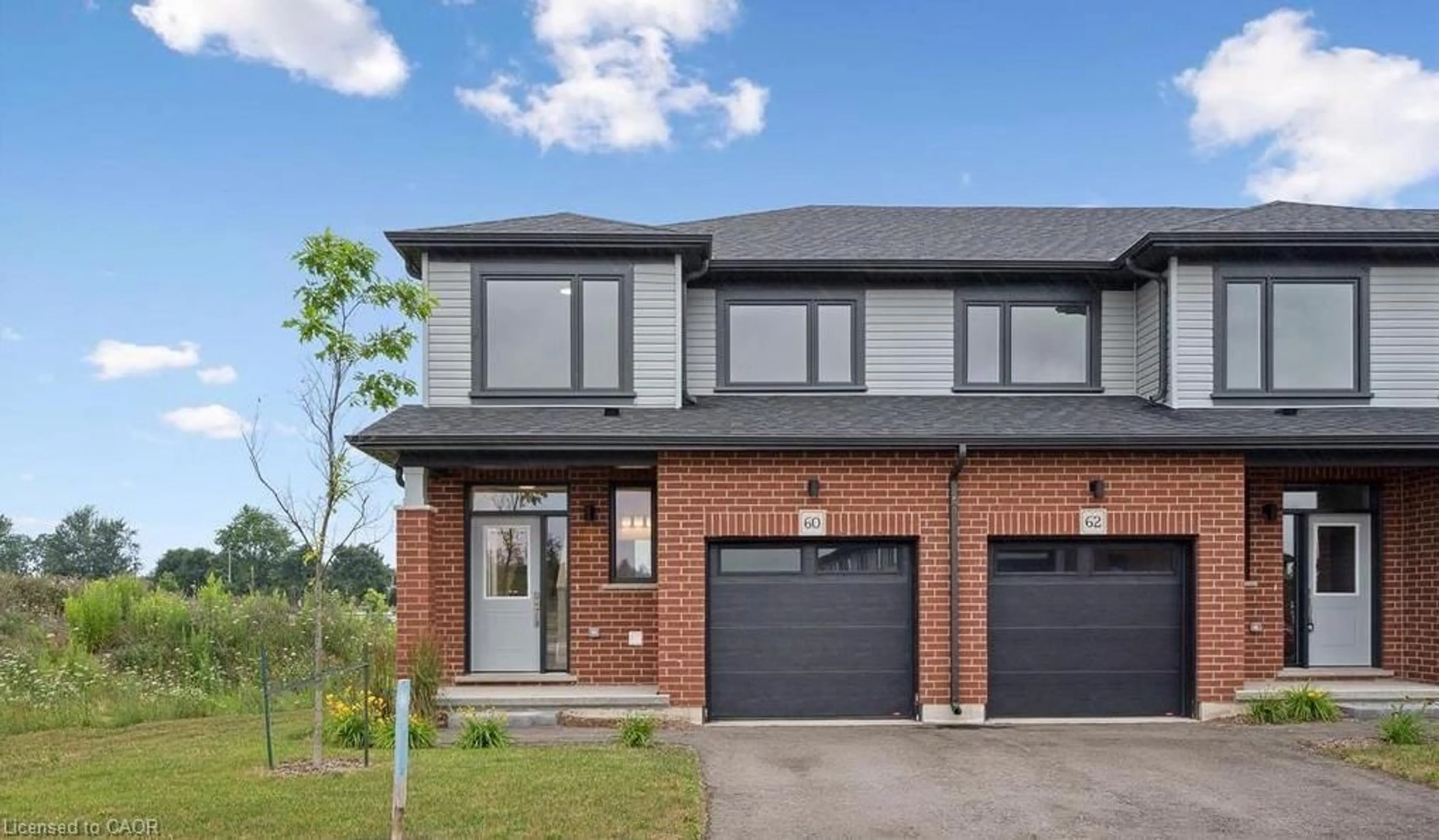 Home with brick exterior material, street for 60 Ayr Meadows Cres, Ayr Ontario N0B 1E0