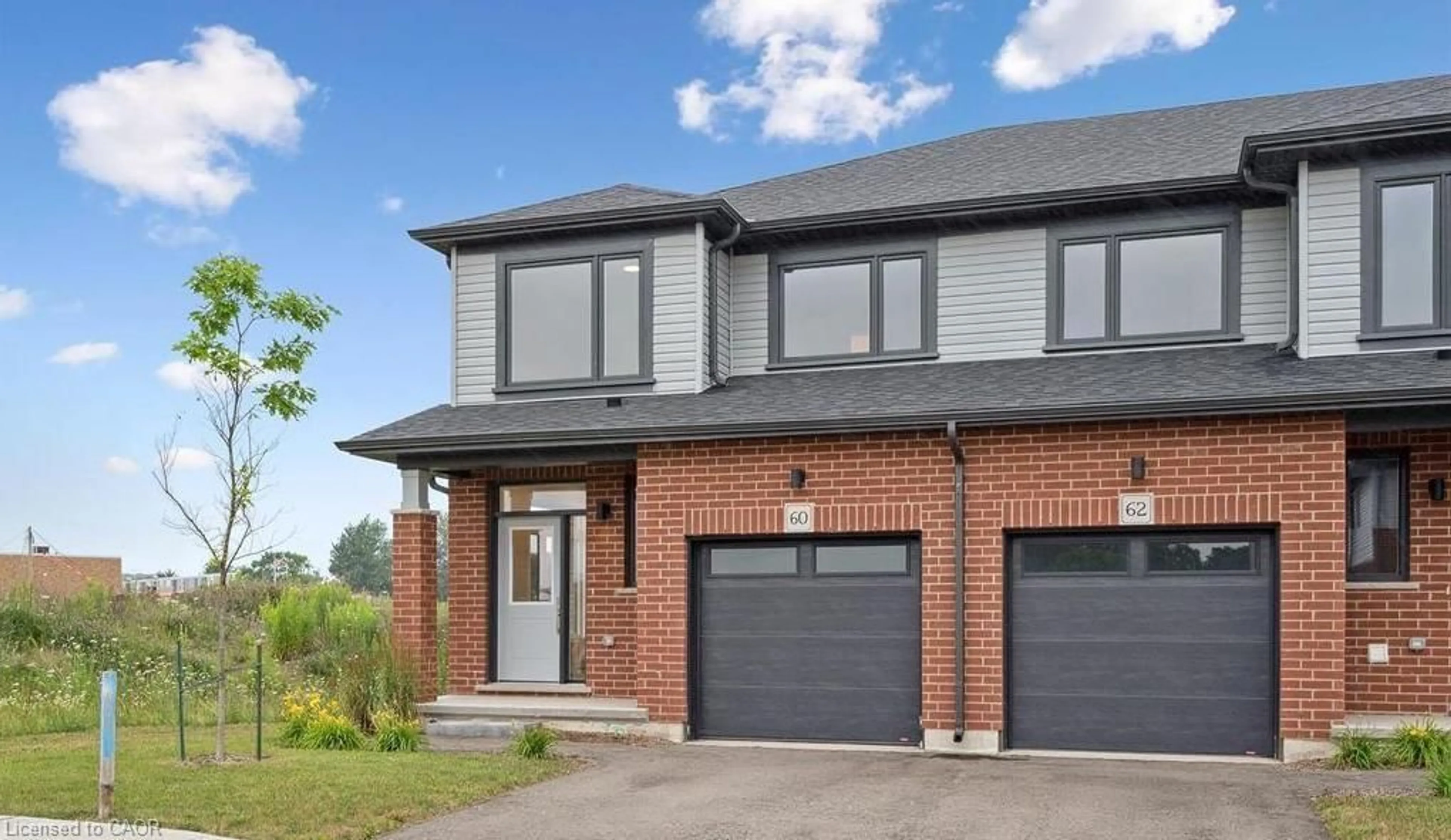 Home with brick exterior material, street for 60 Ayr Meadows Cres, Ayr Ontario N0B 1E0