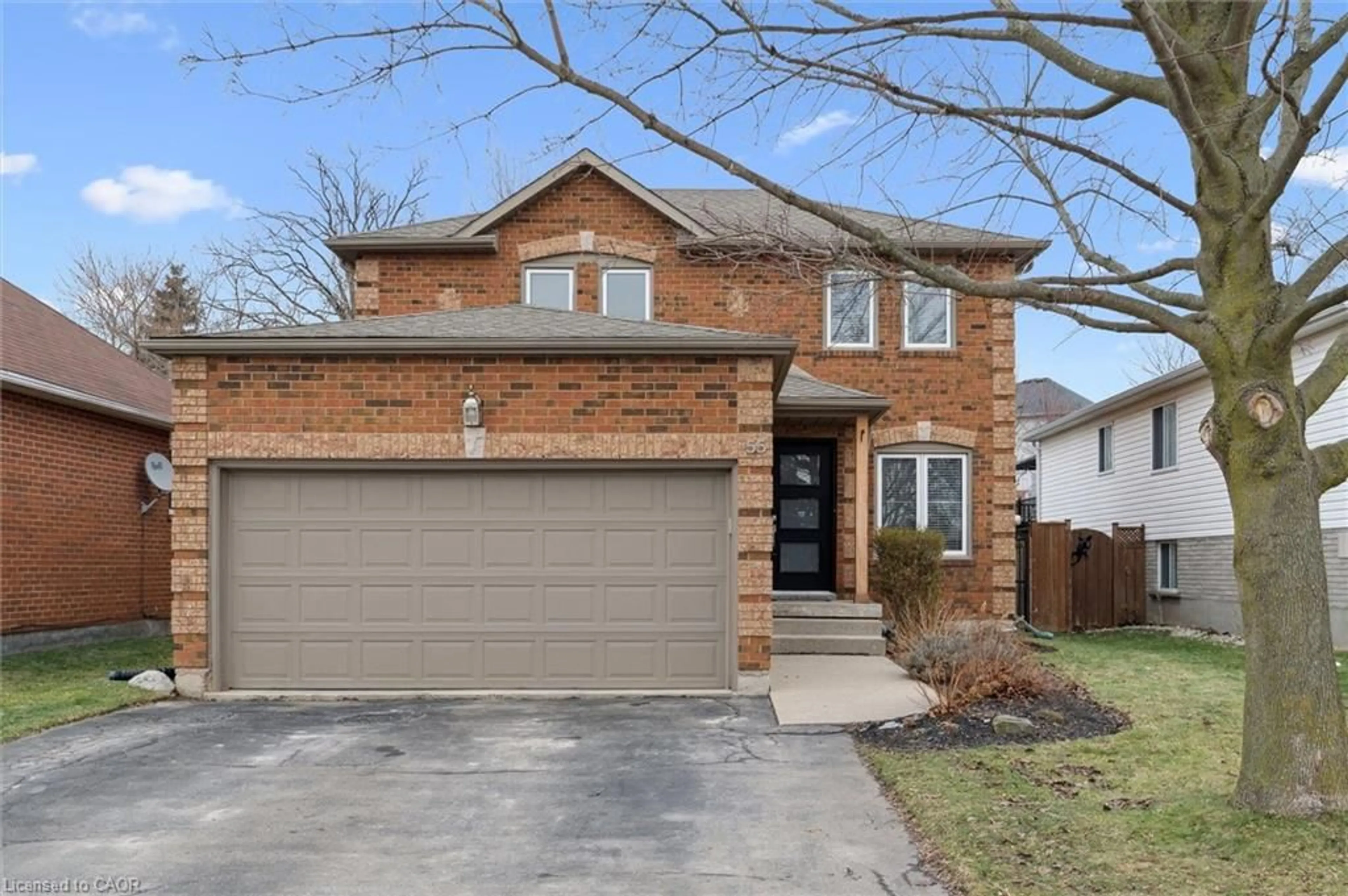 Home with brick exterior material, street for 55 Enfield Dr, Cambridge Ontario N1P 1B5