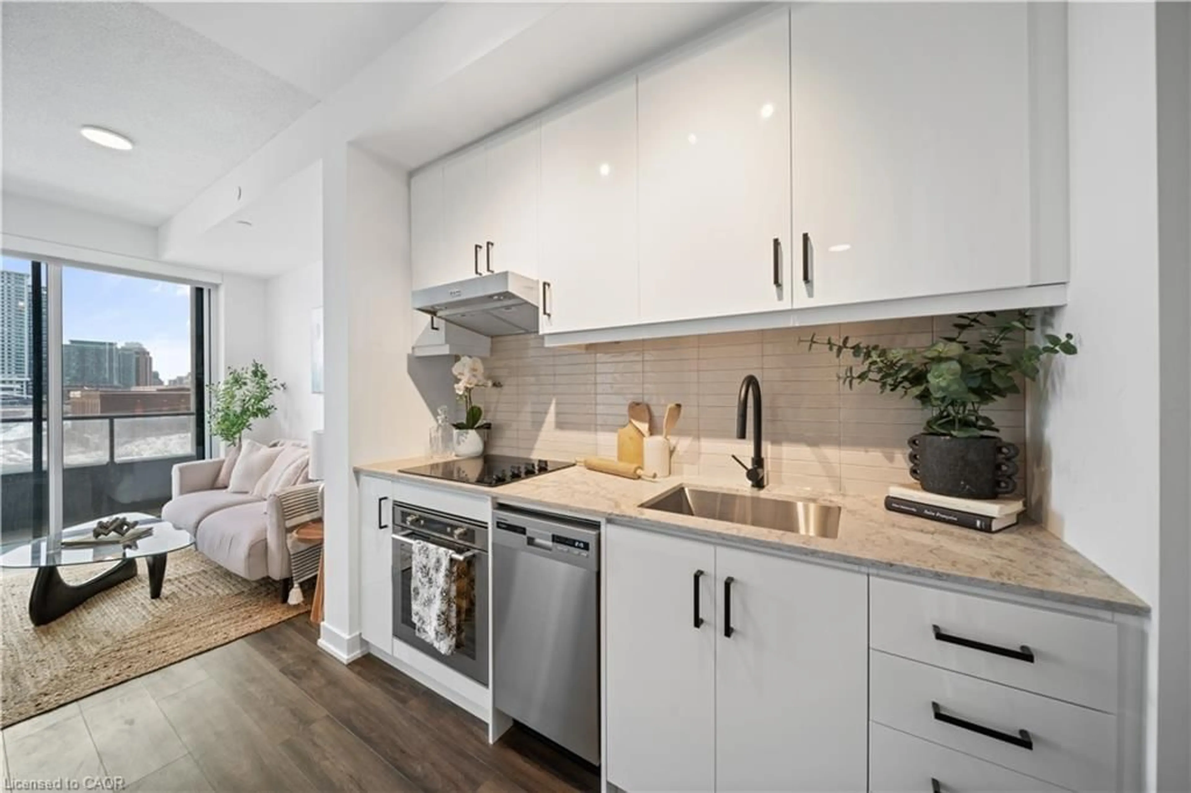 Open concept kitchen, unknown for 9 Tecumseth St #422, Toronto Ontario M5V 0S5