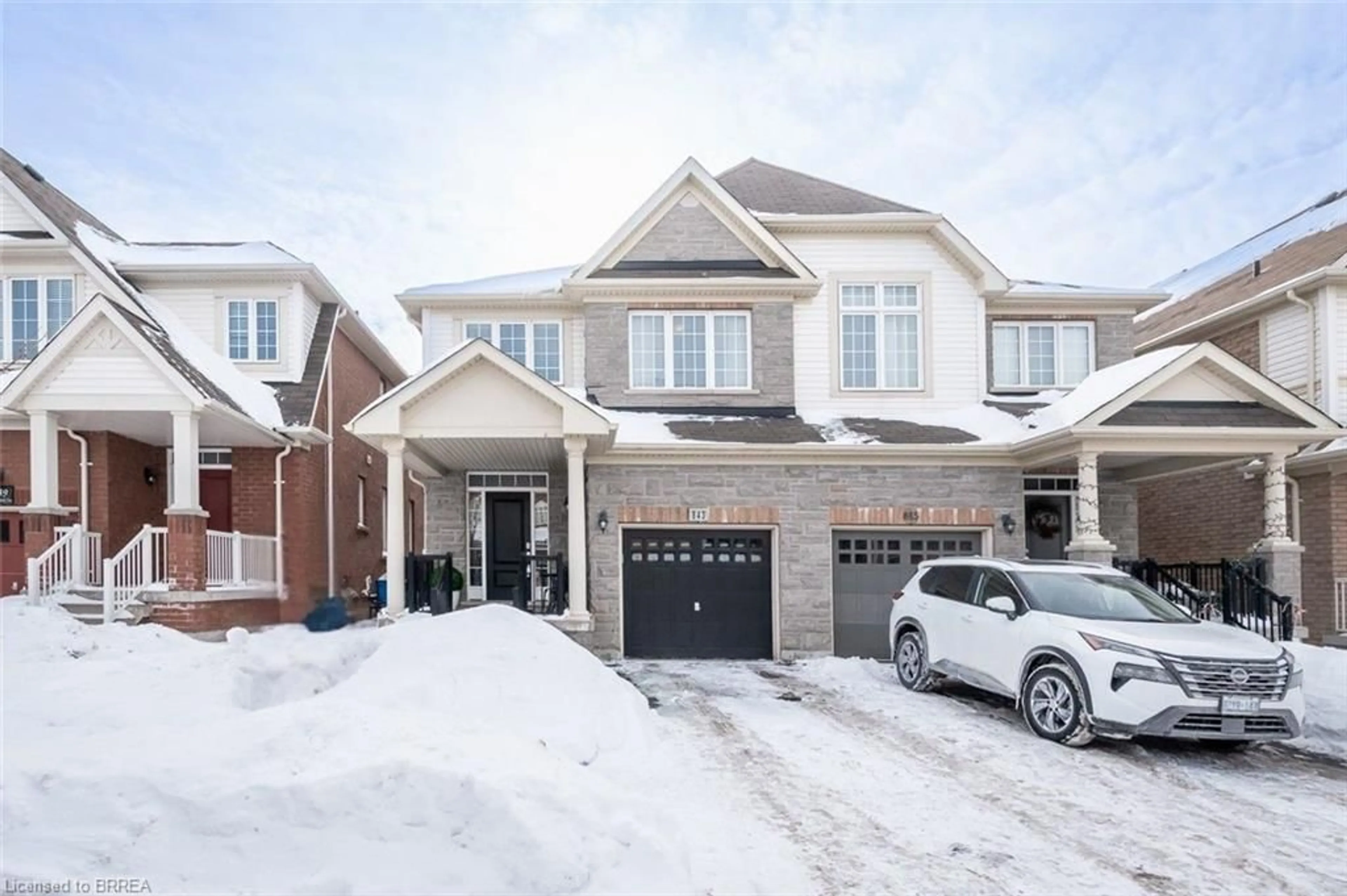 Home with brick exterior material, street for 843 Miltonbrook Cres, Milton Ontario L9T 8N2