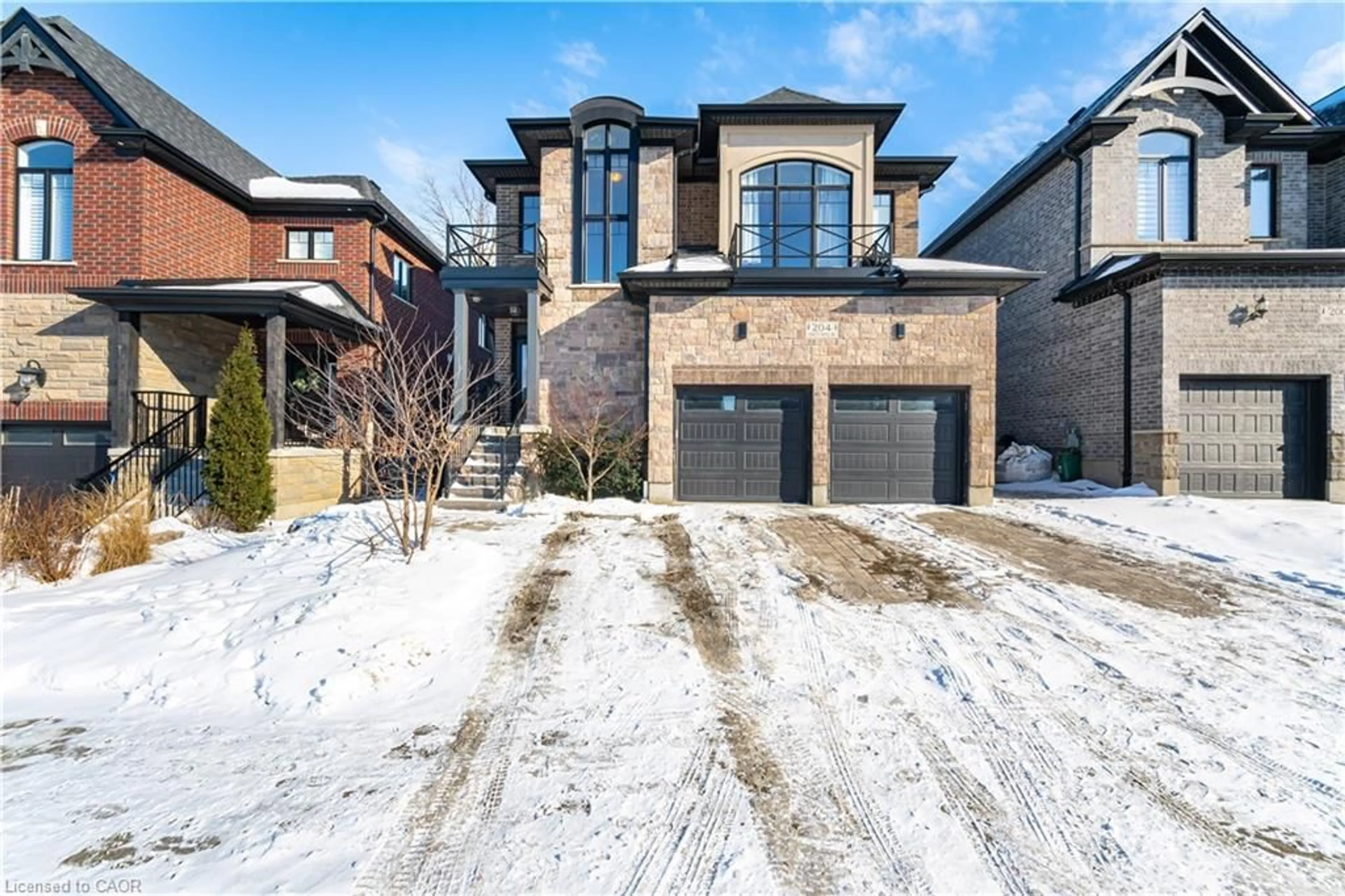 Home with brick exterior material, street for 204 Forest Creek Dr, Kitchener Ontario N2R 0M2