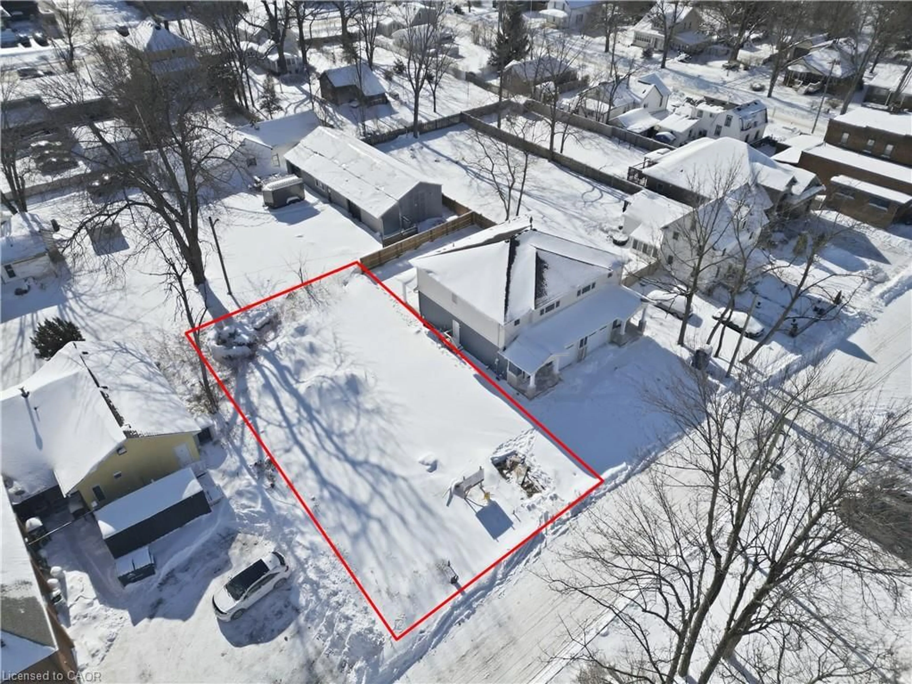 A pic from outside/outdoor area/front of a property/back of a property/a pic from drone, street for 3689 & 3693 Elm St, Ridgeway Ontario L0S 1N0