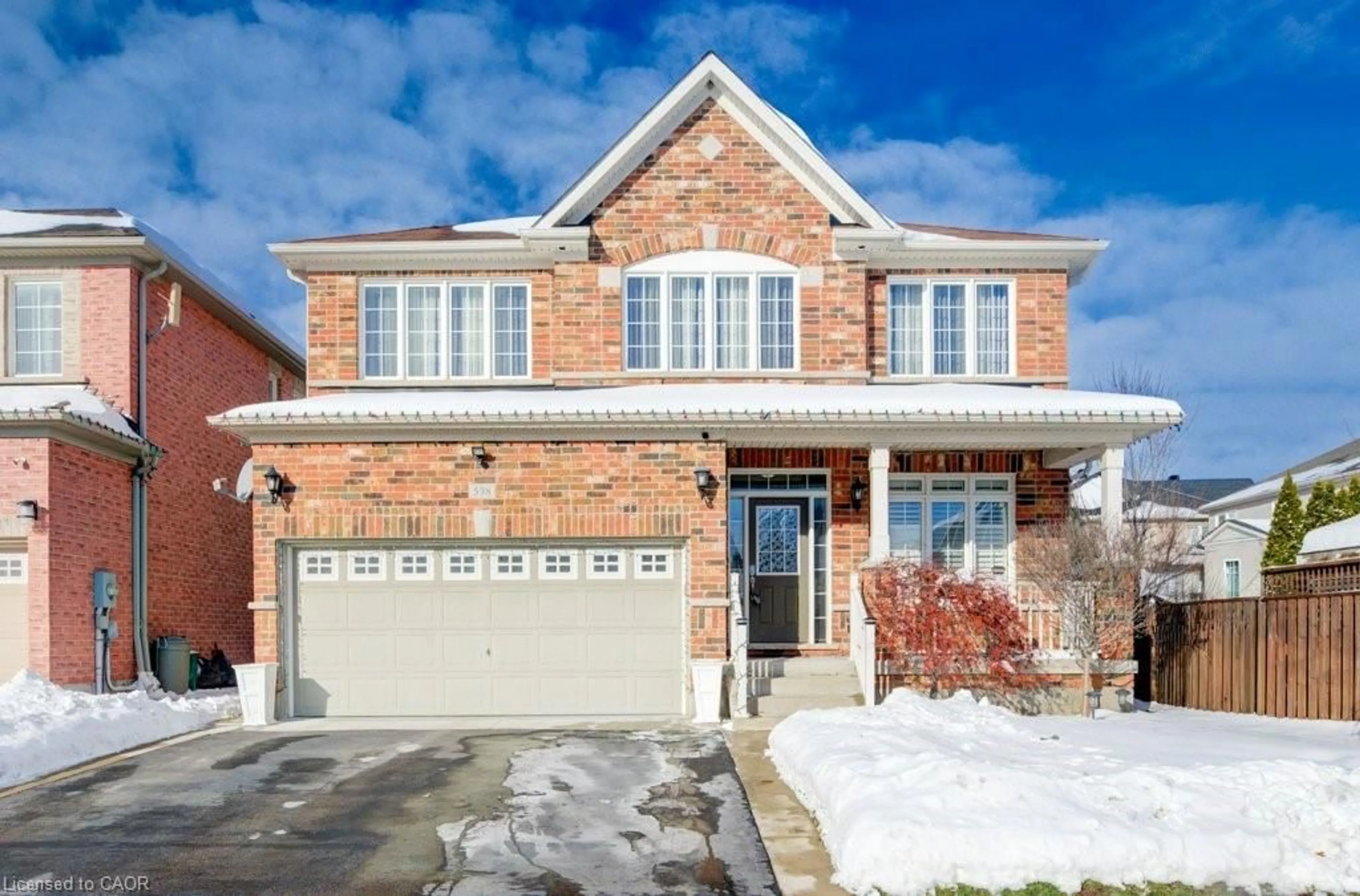 Home with brick exterior material, street for 538 Thomas Slee Dr, Kitchener Ontario N2P 2Y7