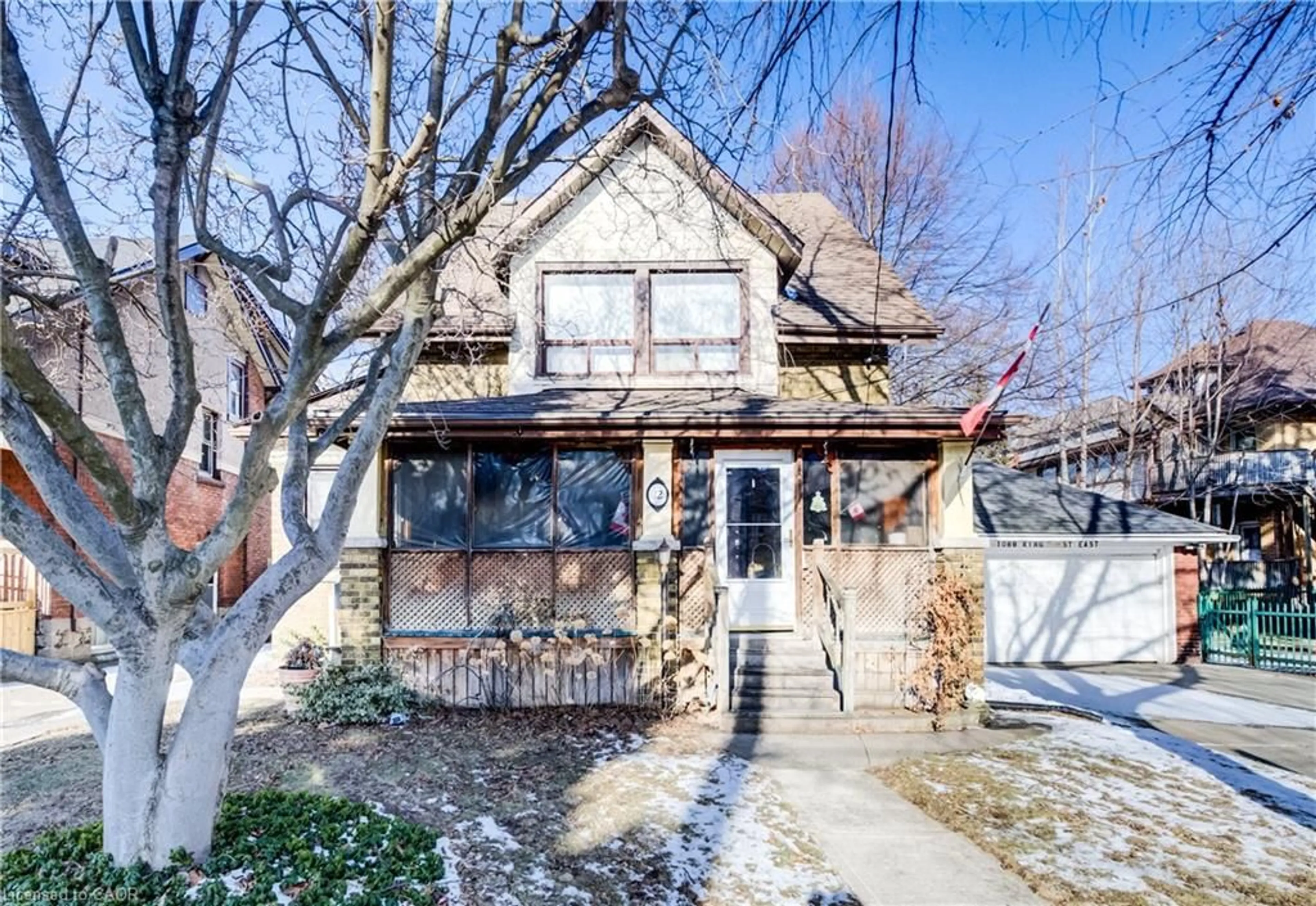 Home with brick exterior material, street for 12 Leinster Ave, Hamilton Ontario L8M 3A1