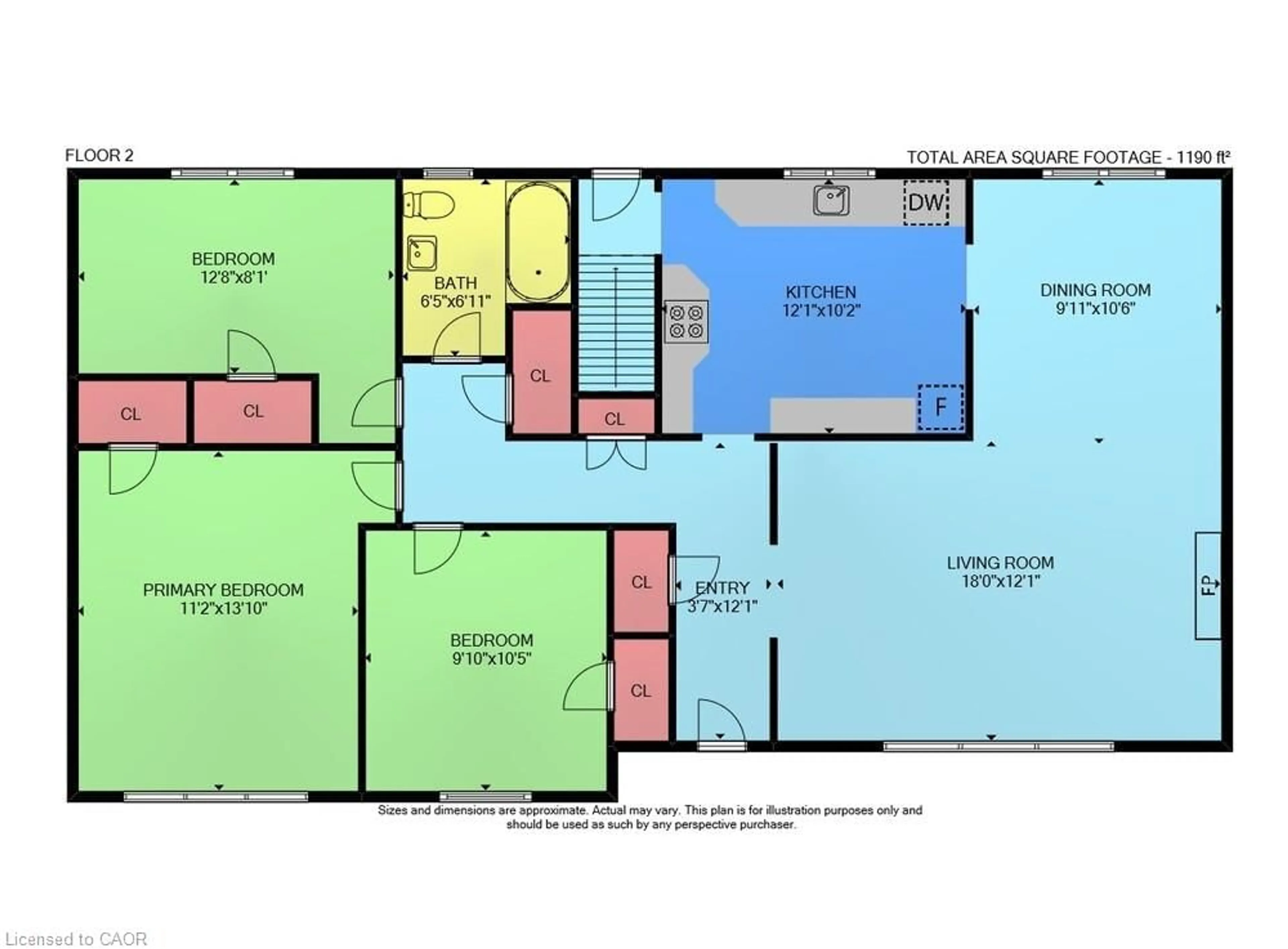 Floor plan for 983 Parkhill Ave, Burlington Ontario L7T 1T7
