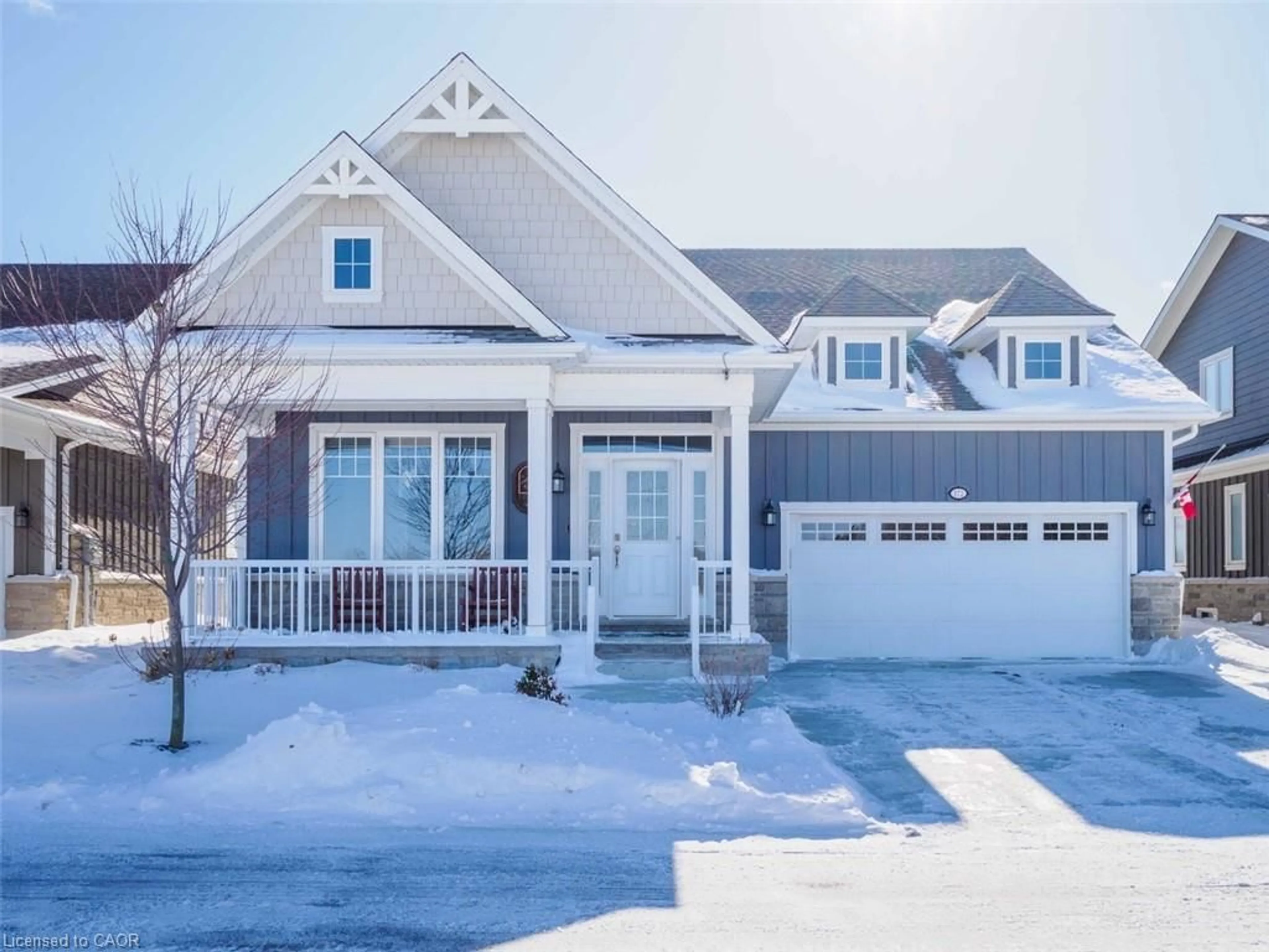 Home with vinyl exterior material, street for 172 Schooner Dr, Port Dover Ontario N0A 1N3