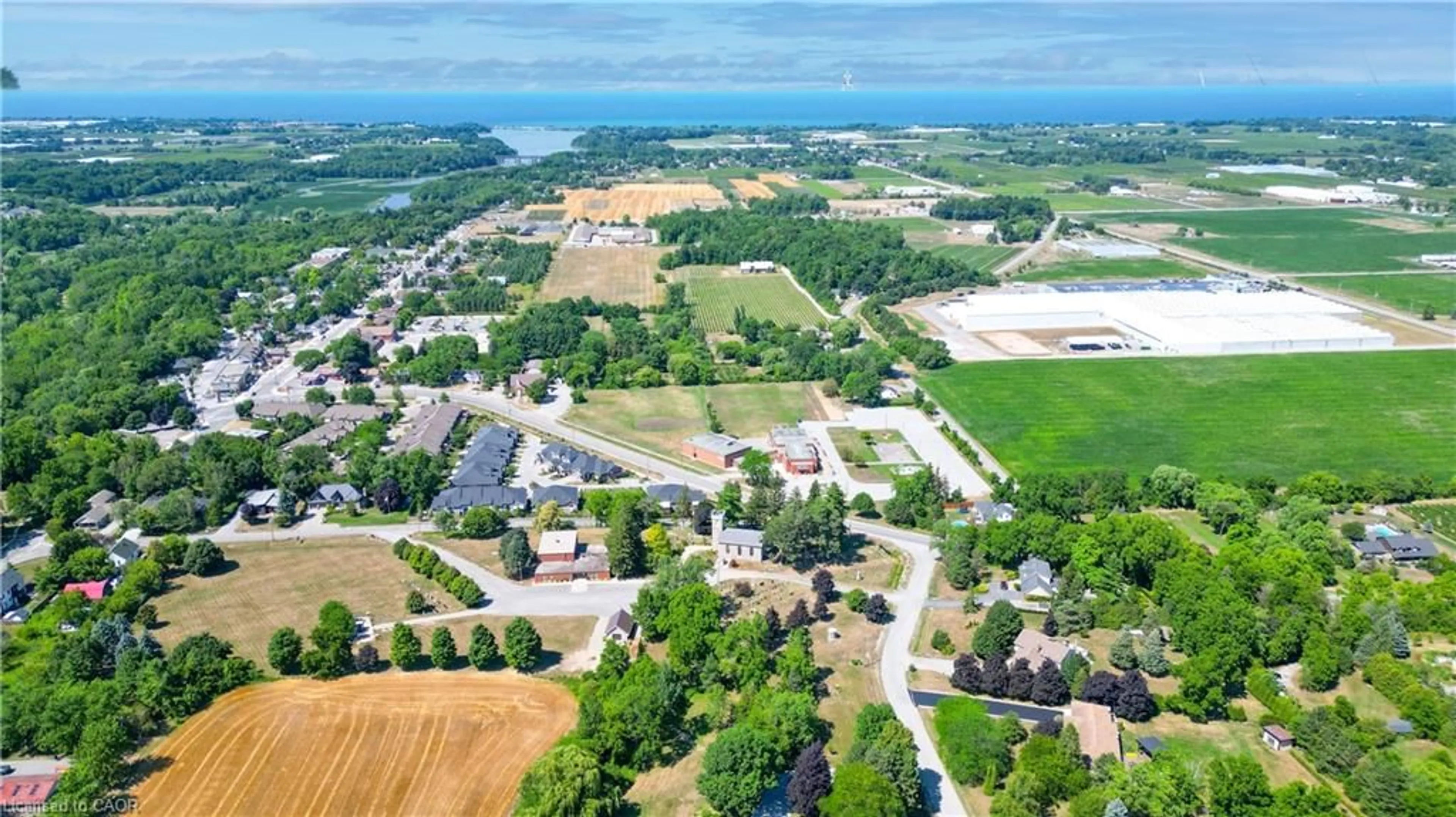 A pic from outside/outdoor area/front of a property/back of a property/a pic from drone, water/lake/river/ocean view for 2848 King St #11, Jordan Station Ontario L0R 1S0