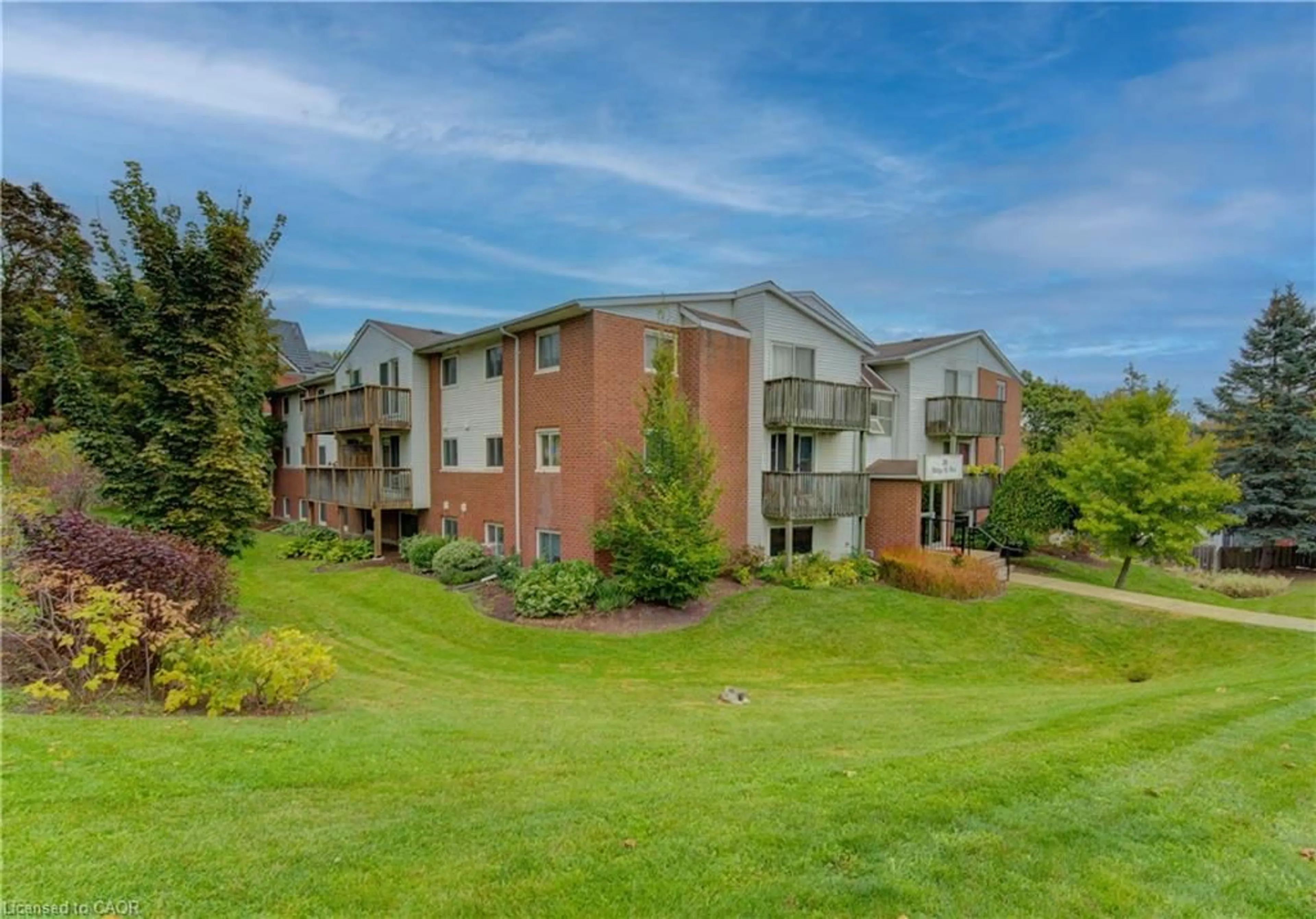 A pic from outside/outdoor area/front of a property/back of a property/a pic from drone, unknown for 30 Bridge St #104, Kitchener Ontario N2K 1K4