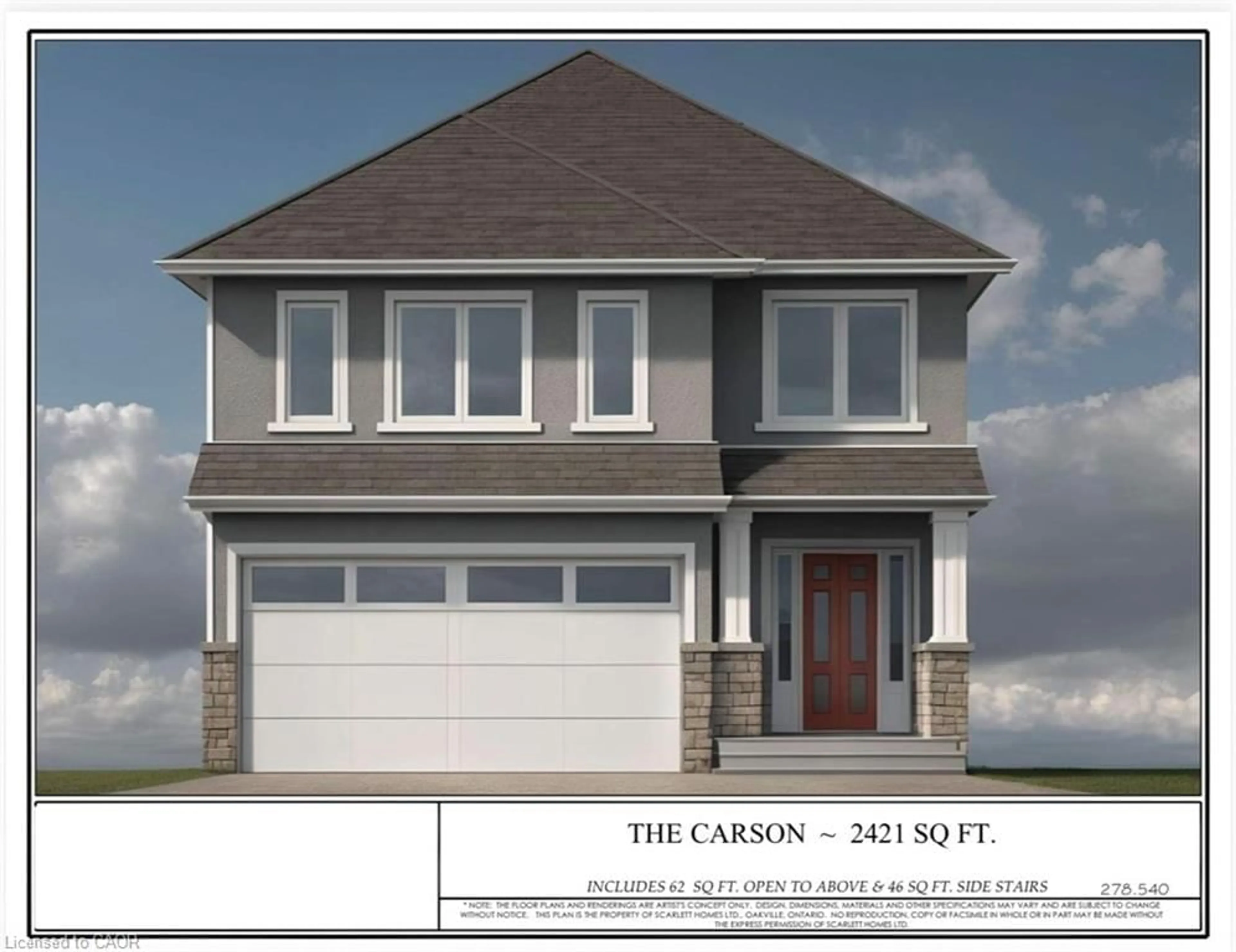 Unknown for 311 Shady Oaks Trail #LOT 24, Hamilton Ontario L9B 2T3