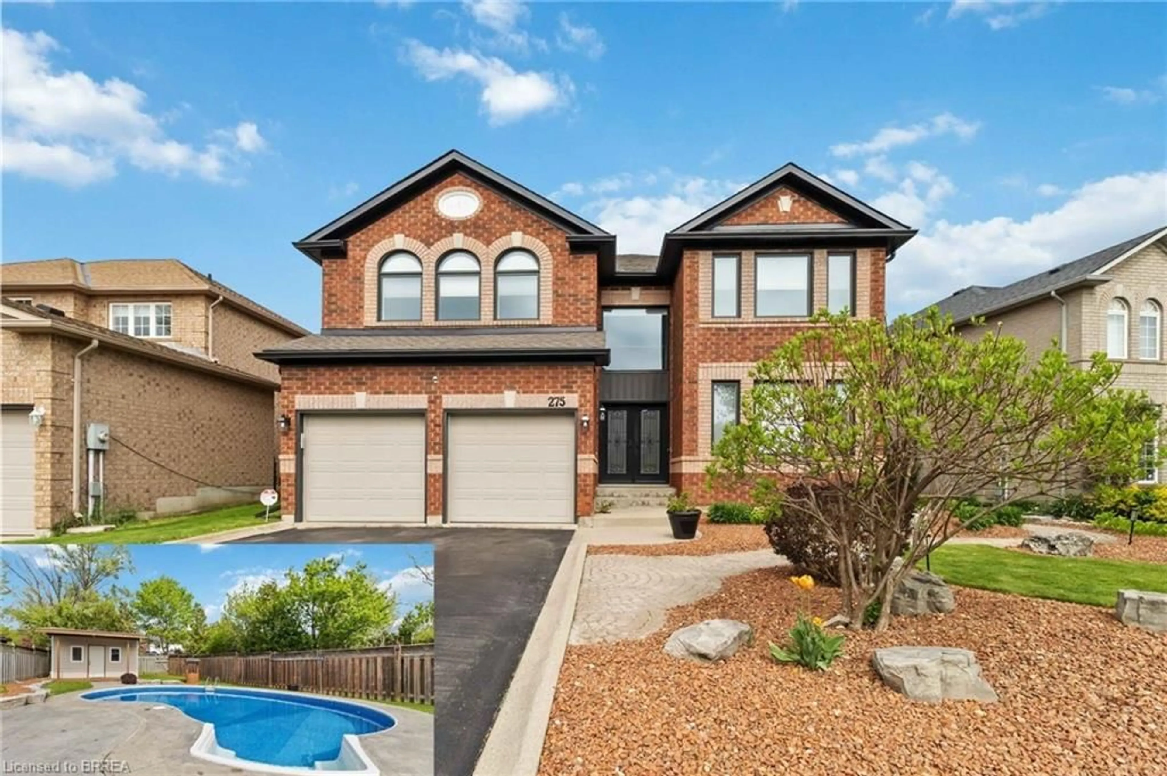 Home with brick exterior material, street for 275 Granite Hill Rd, Cambridge Ontario N1T 1V8