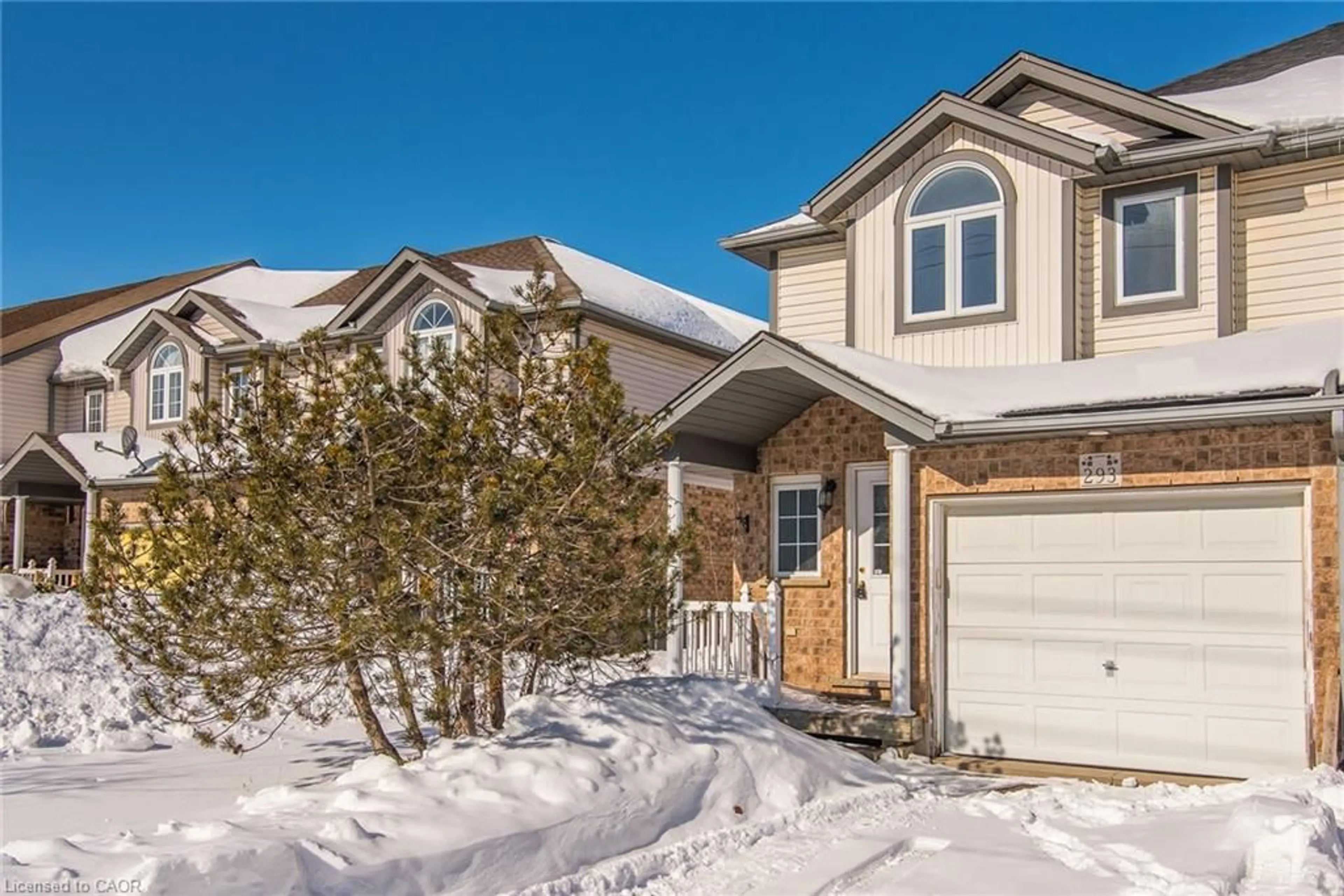 Home with brick exterior material, street for 293 Activa Ave, Kitchener Ontario N2E 3V2