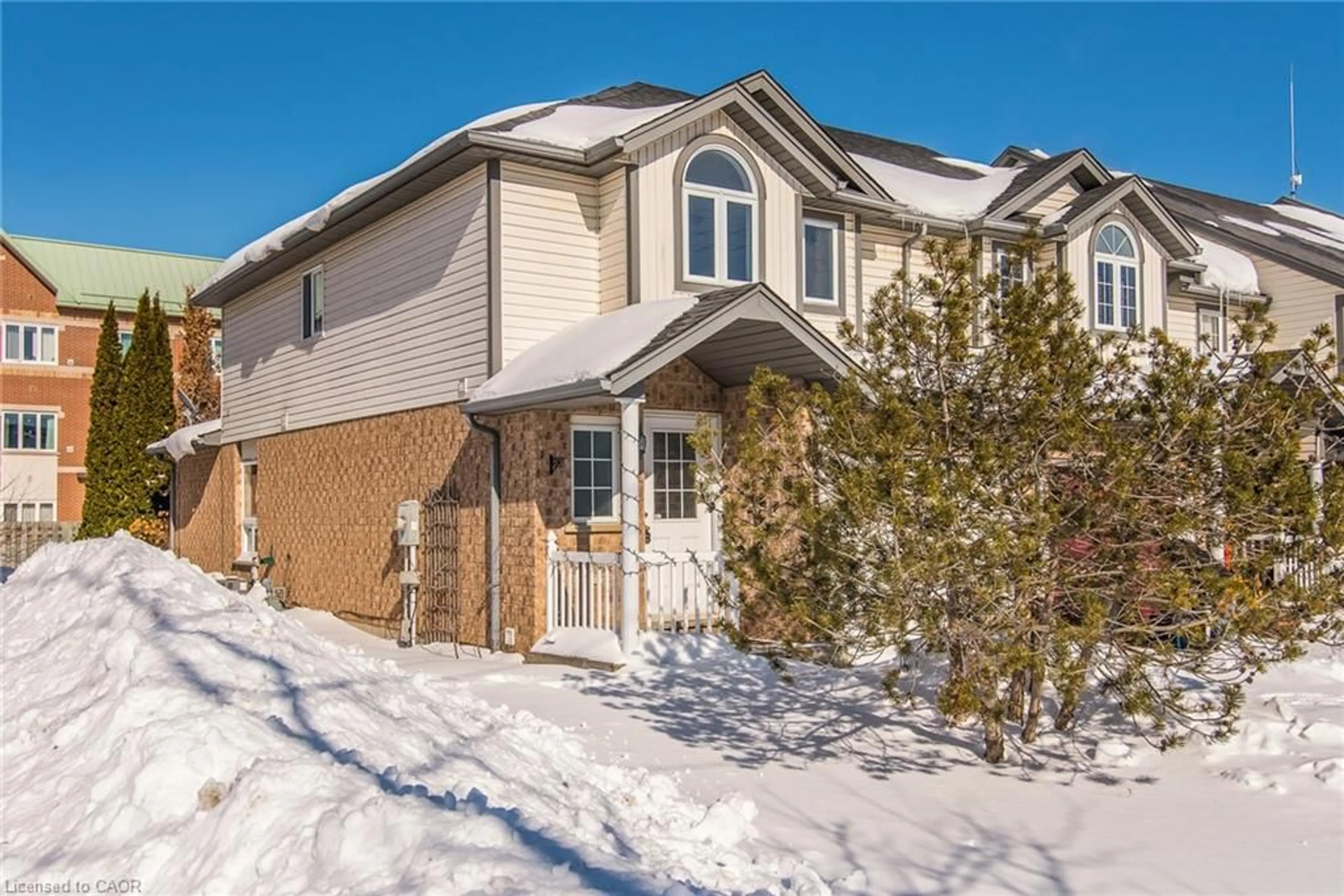 Home with brick exterior material, street for 293 Activa Ave, Kitchener Ontario N2E 3V2