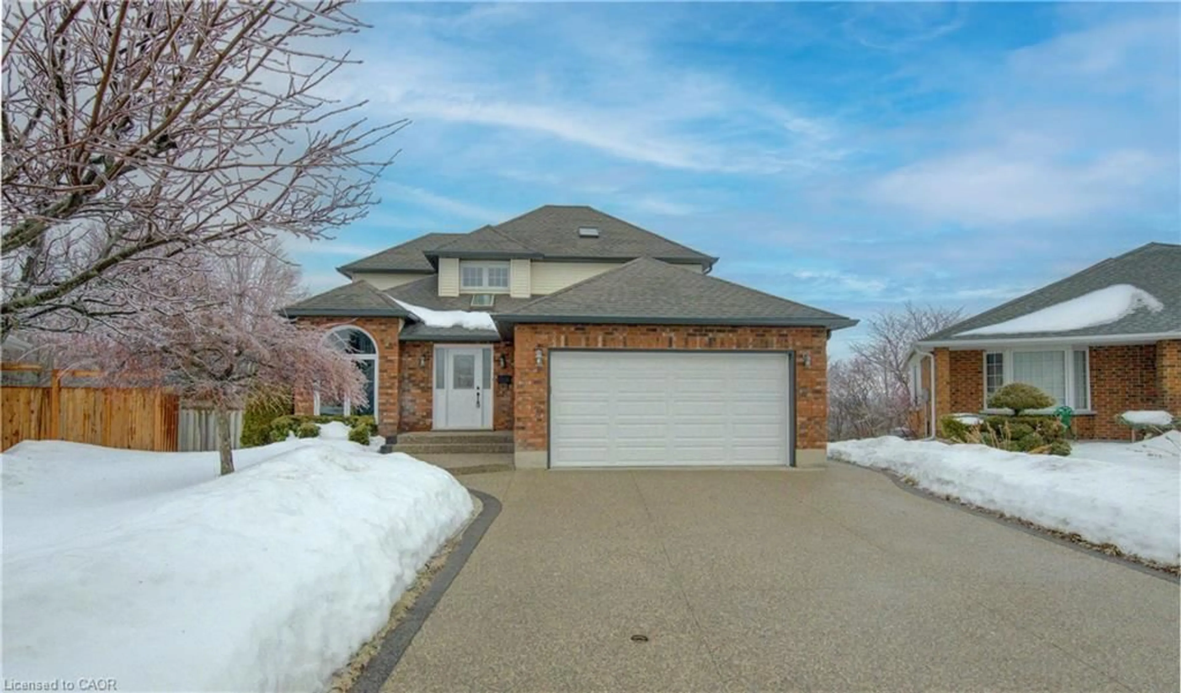 Home with brick exterior material, street for 224 Brembel Crt, Kitchener Ontario N2B 3T7