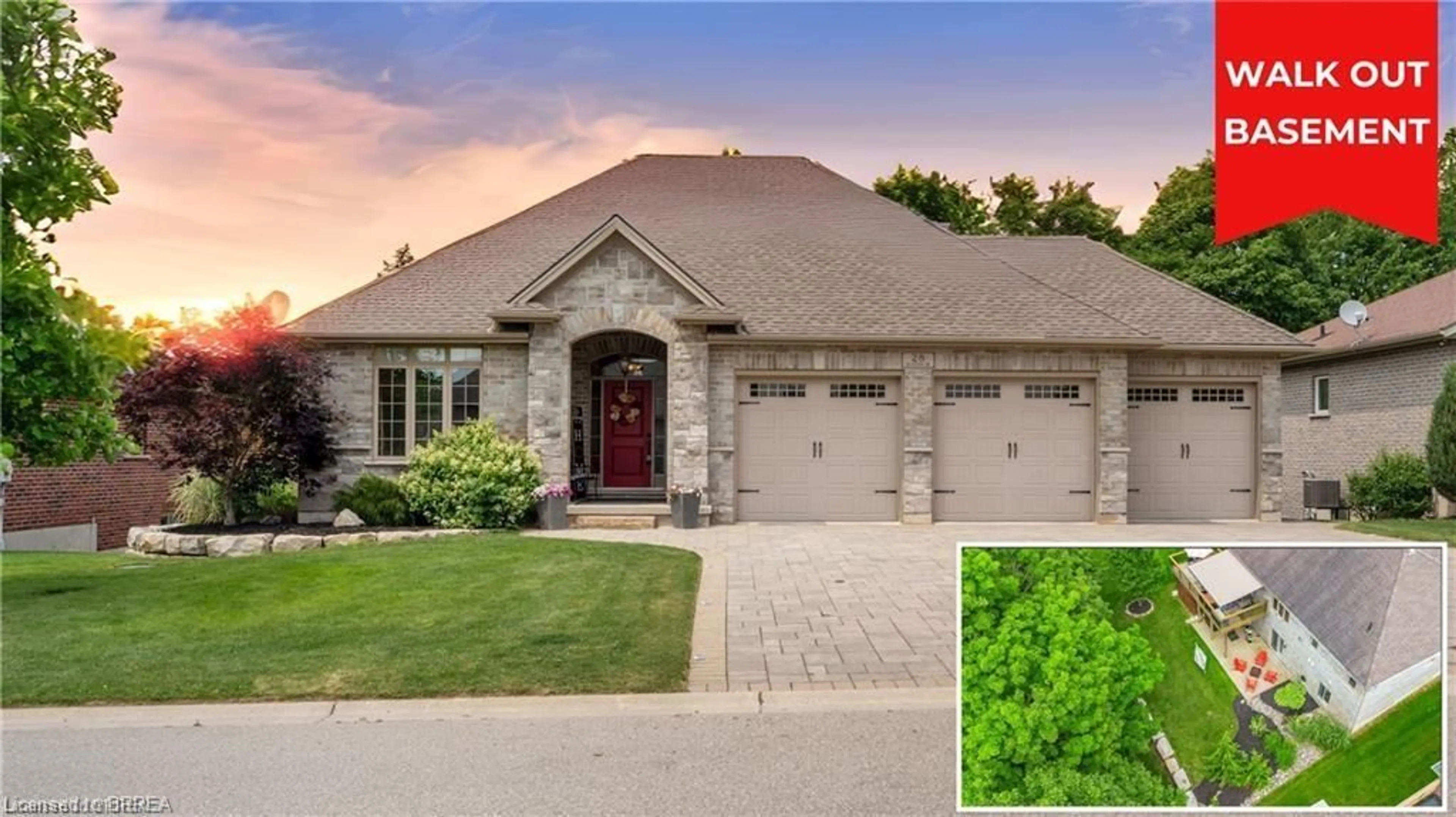 Home with brick exterior material, street for 28 Graydon Dr, Mount Elgin Ontario N0J 1N0