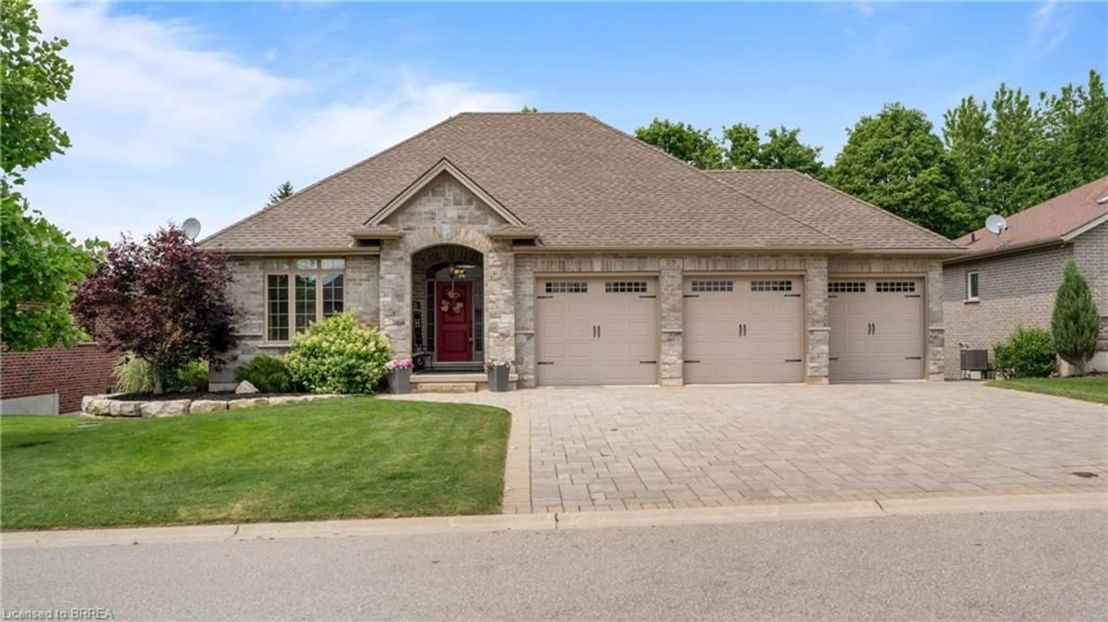 Home with brick exterior material, street for 28 Graydon Dr, Mount Elgin Ontario N0J 1N0