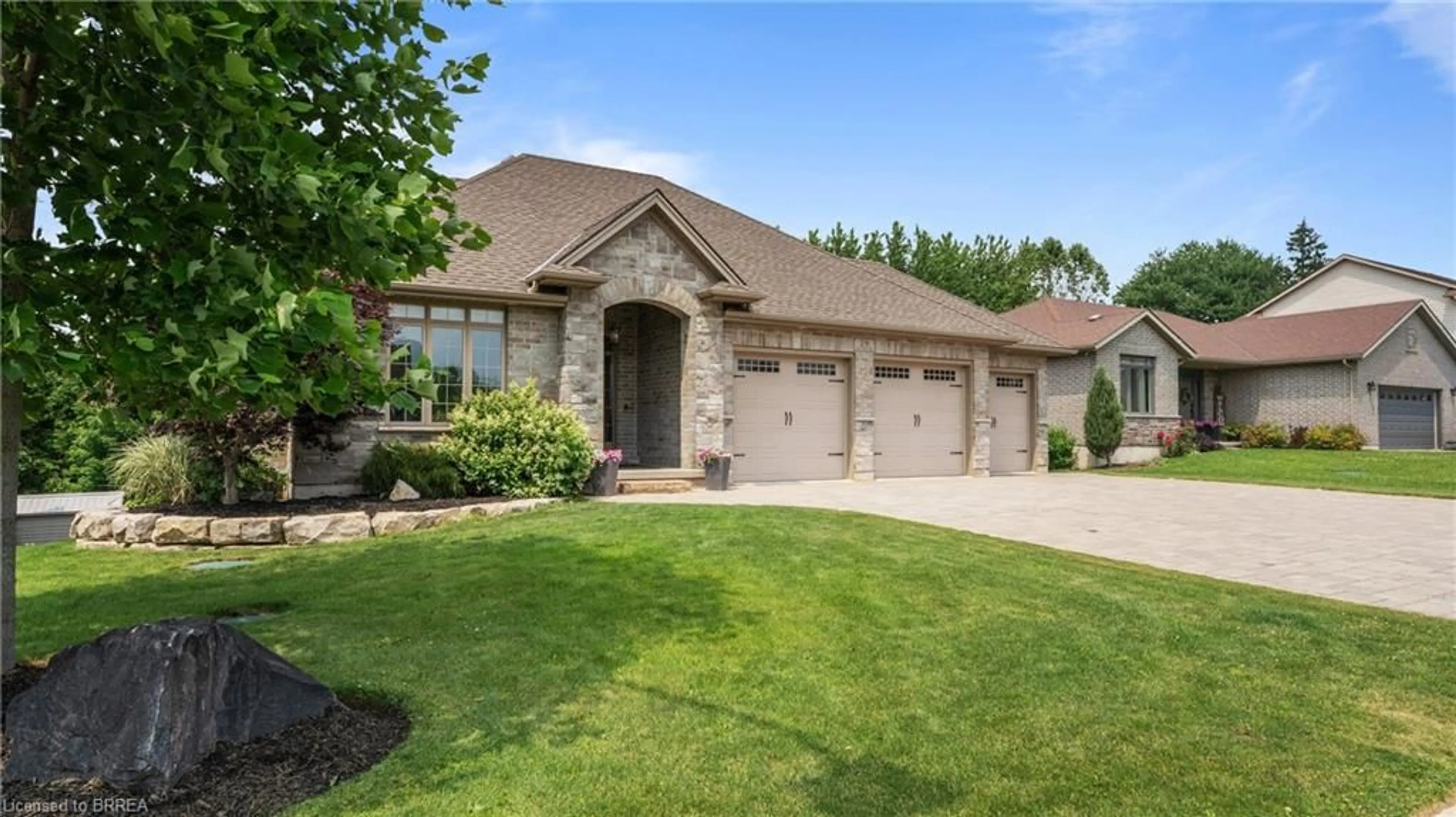 Home with brick exterior material, street for 28 Graydon Dr, Mount Elgin Ontario N0J 1N0