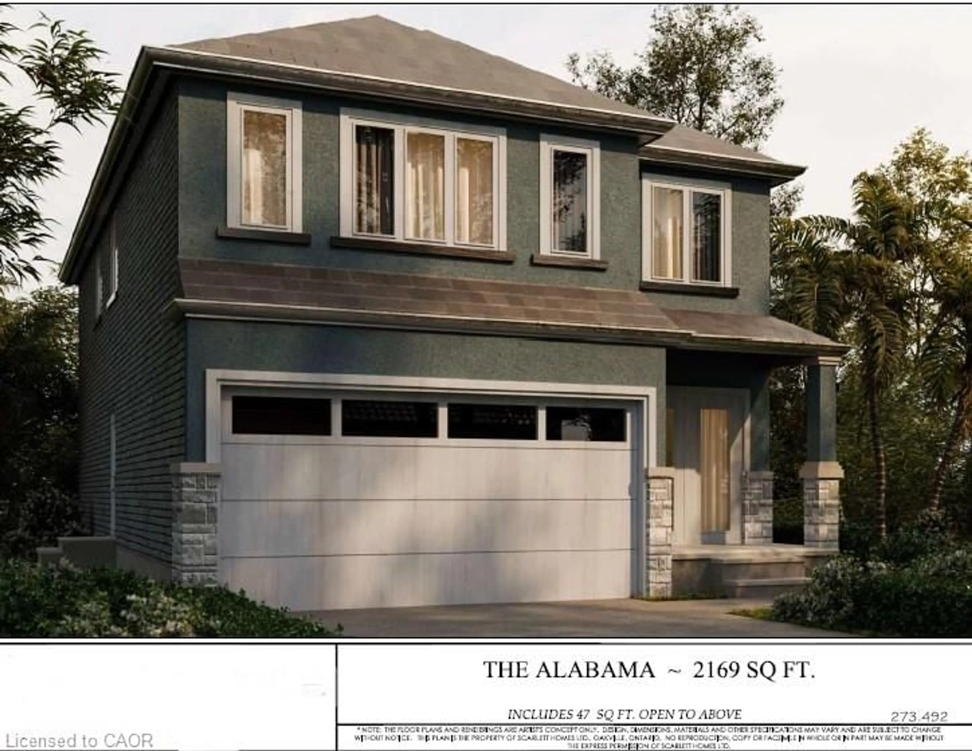 Home with brick exterior material, street for LOT 14 Alexsia St, Hamilton Ontario L9B 0L1