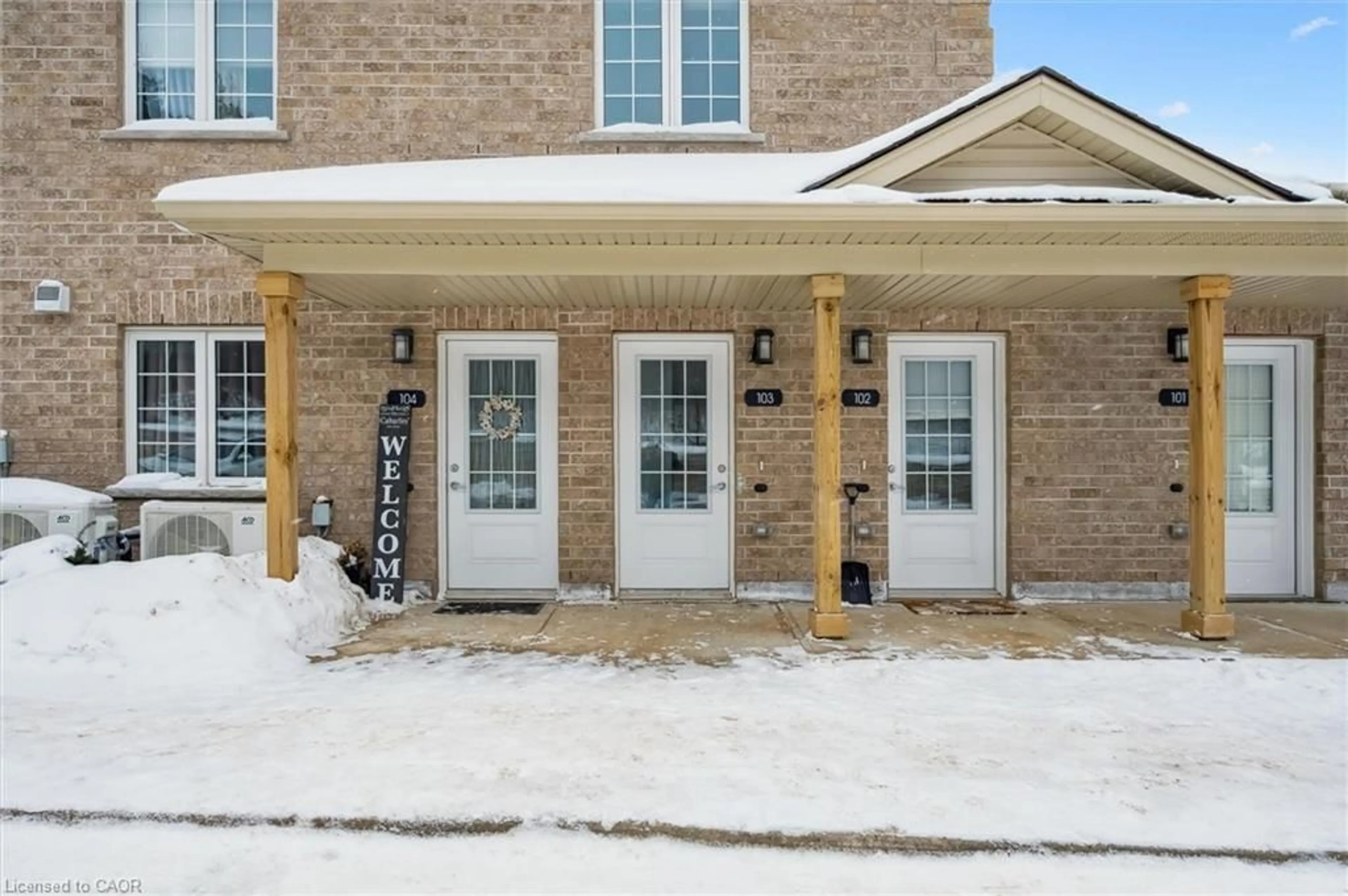 Home with brick exterior material, street for 5 Cityview Dr #103, Guelph Ontario N1E 0R1