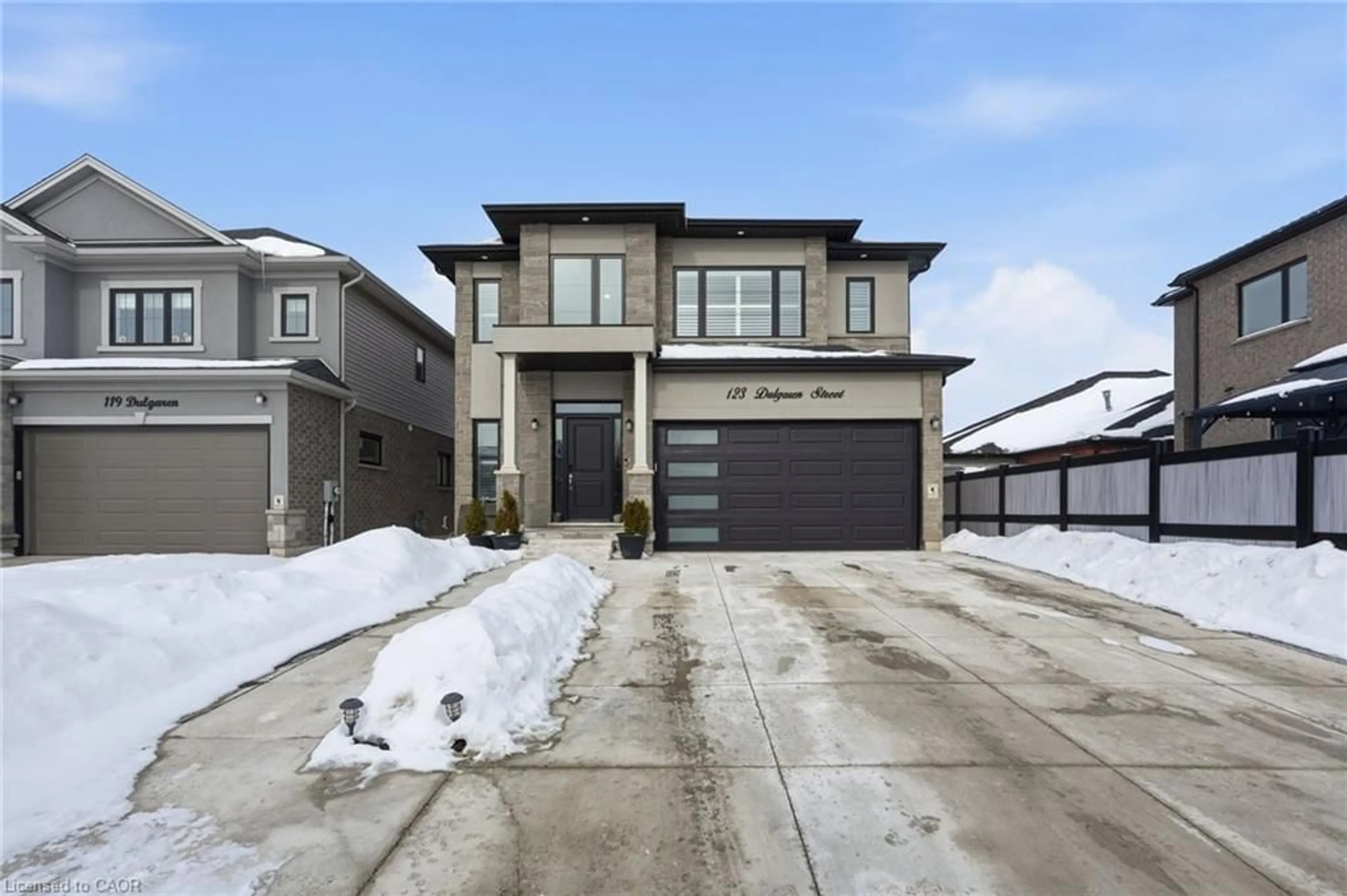 Home with brick exterior material, street for 123 Dulgaren St, Hamilton Ontario L8W 3Y8